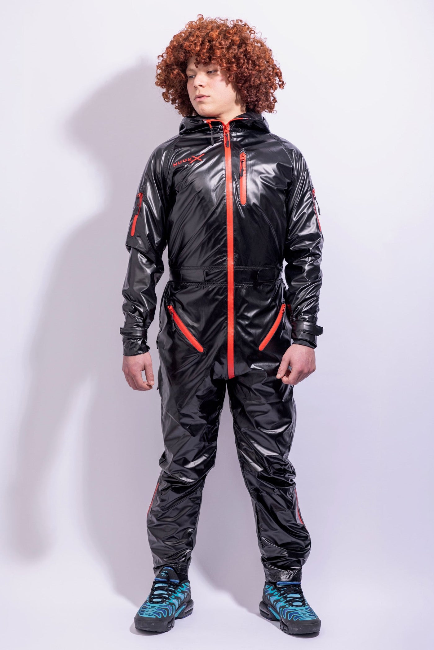 come.x.play fullsuit I iced black/red I nylon pro