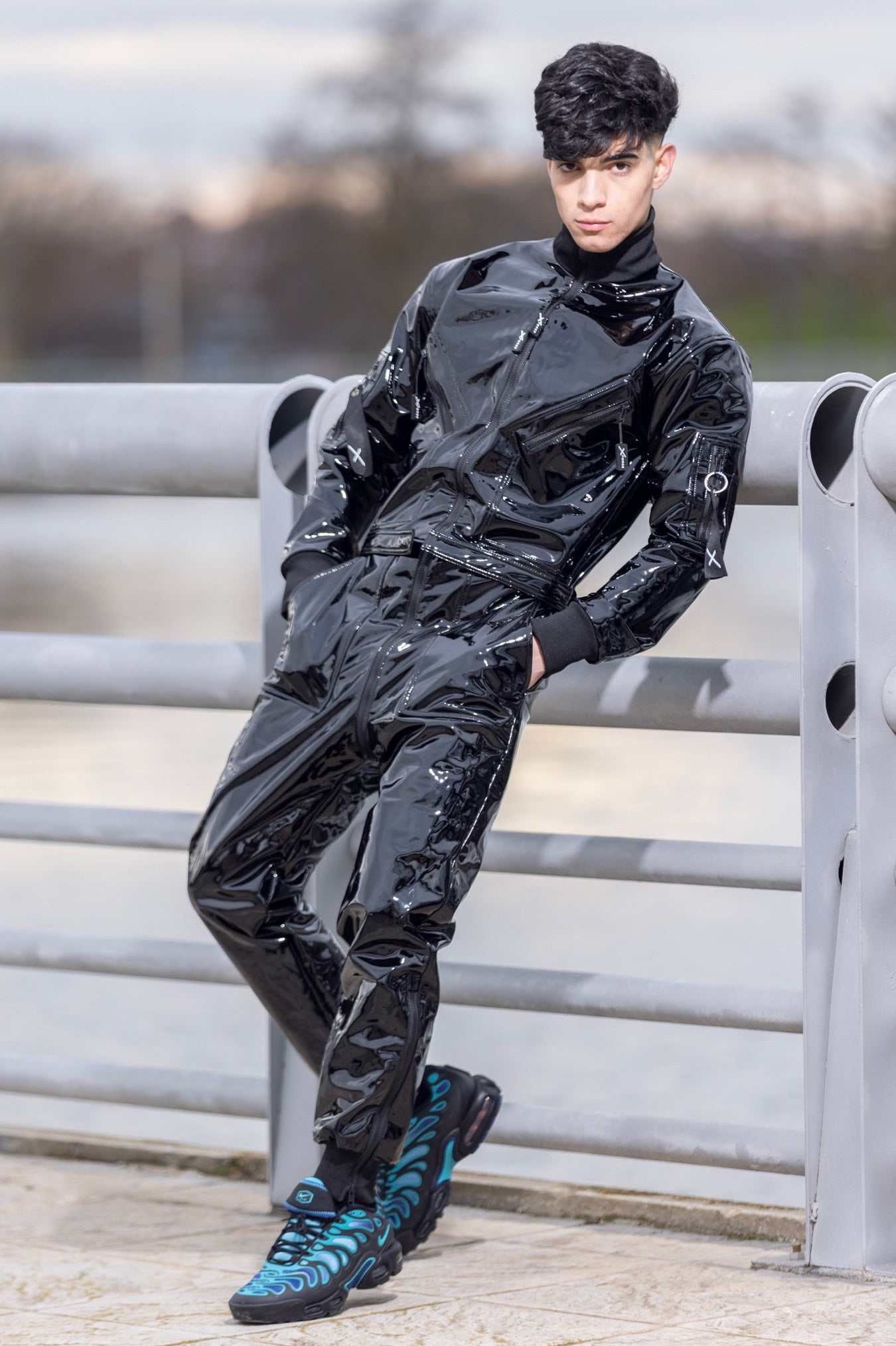 x-force flight suit I black I pvc pro