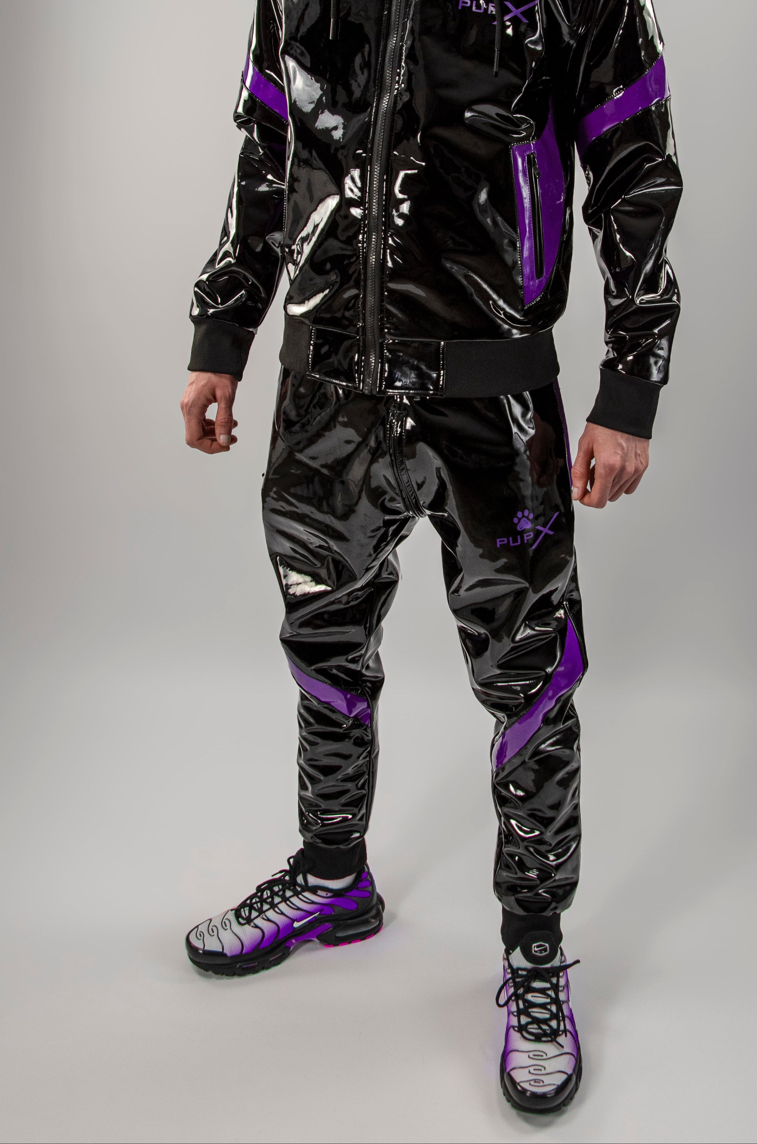 bark pants I black/purple I pvc pro