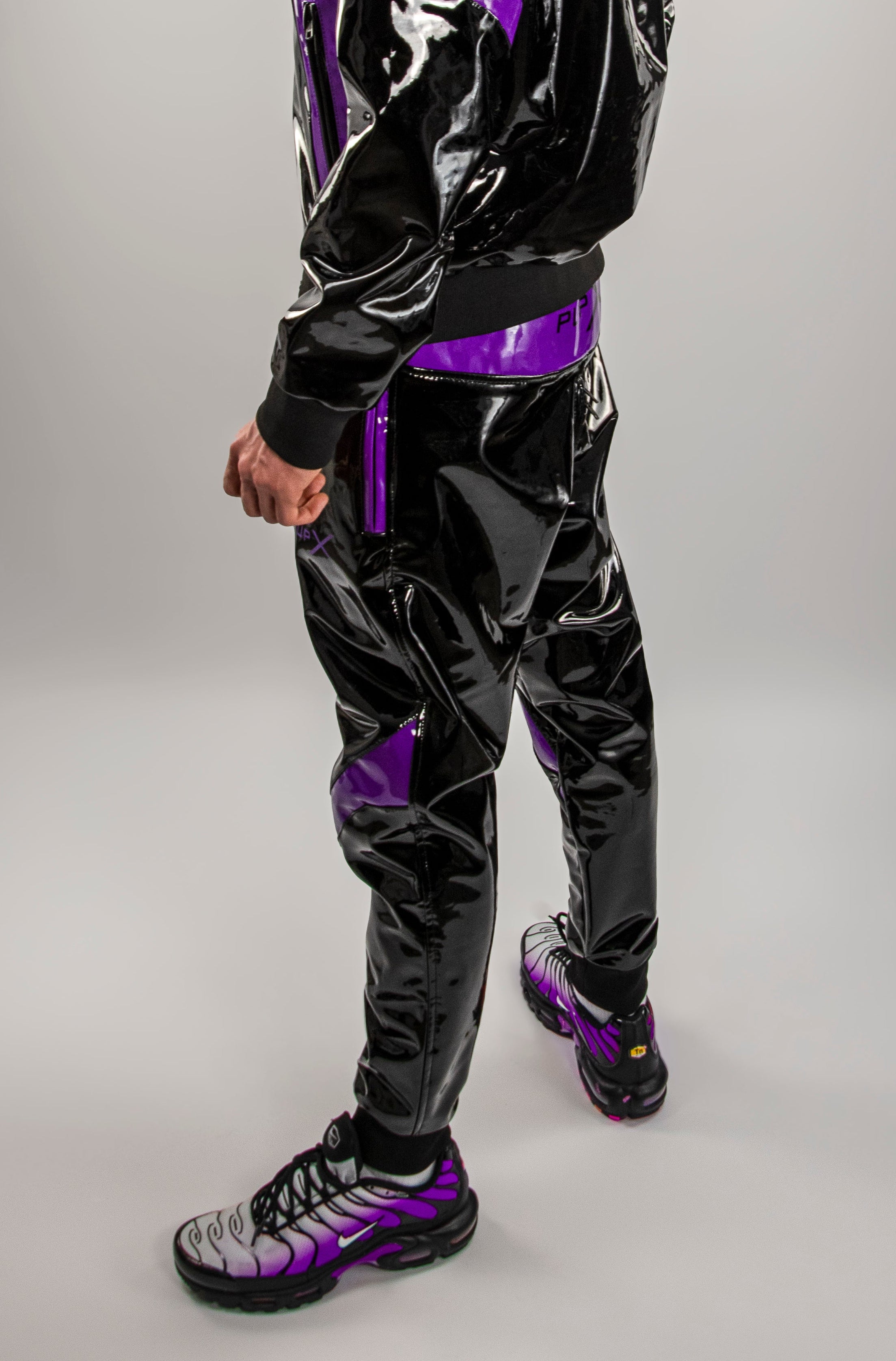 bark pants I black/purple I pvc pro