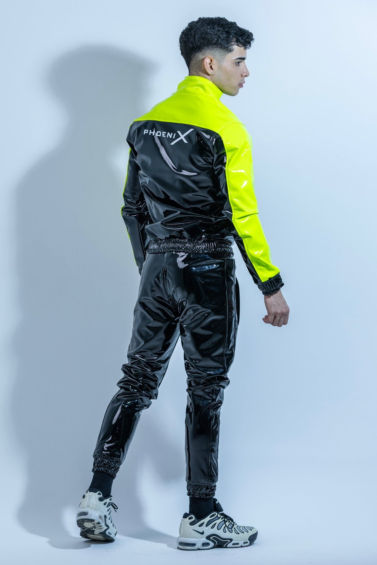 PHOENIX SET I BLACK/NEON GREEN I PVC PRO