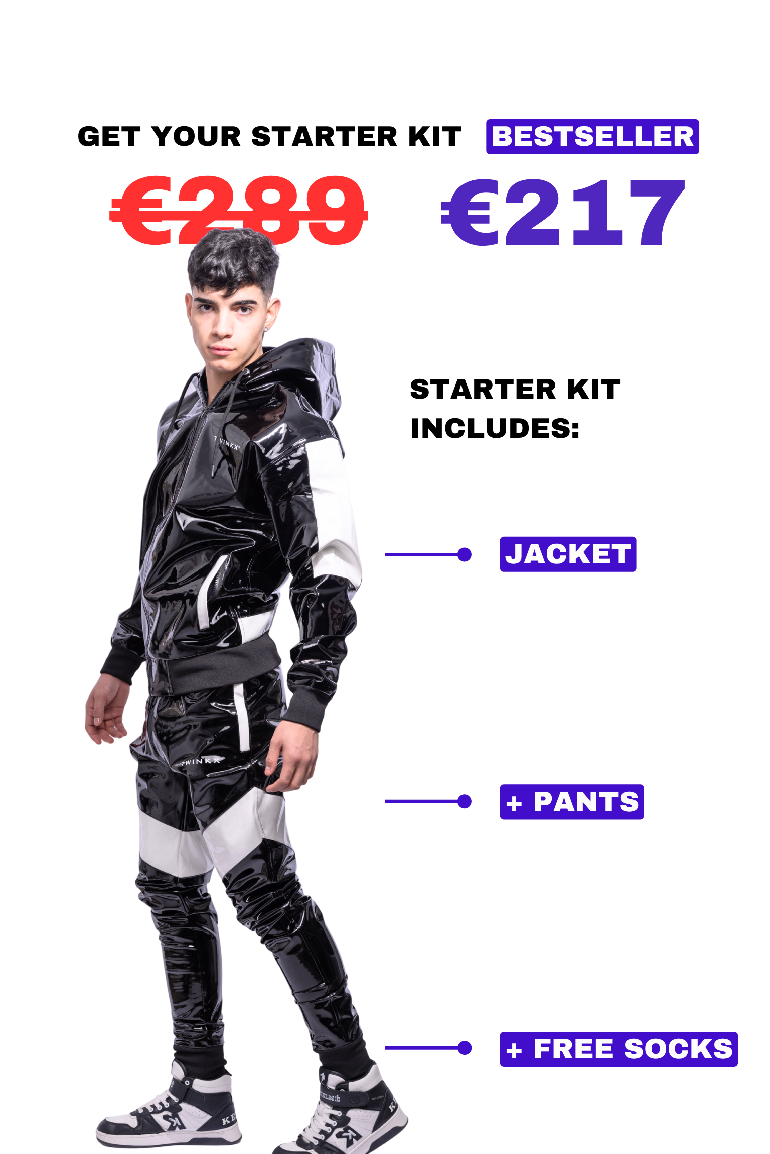 DATEMATE SET I BLACK/WHITE I PVC PRO