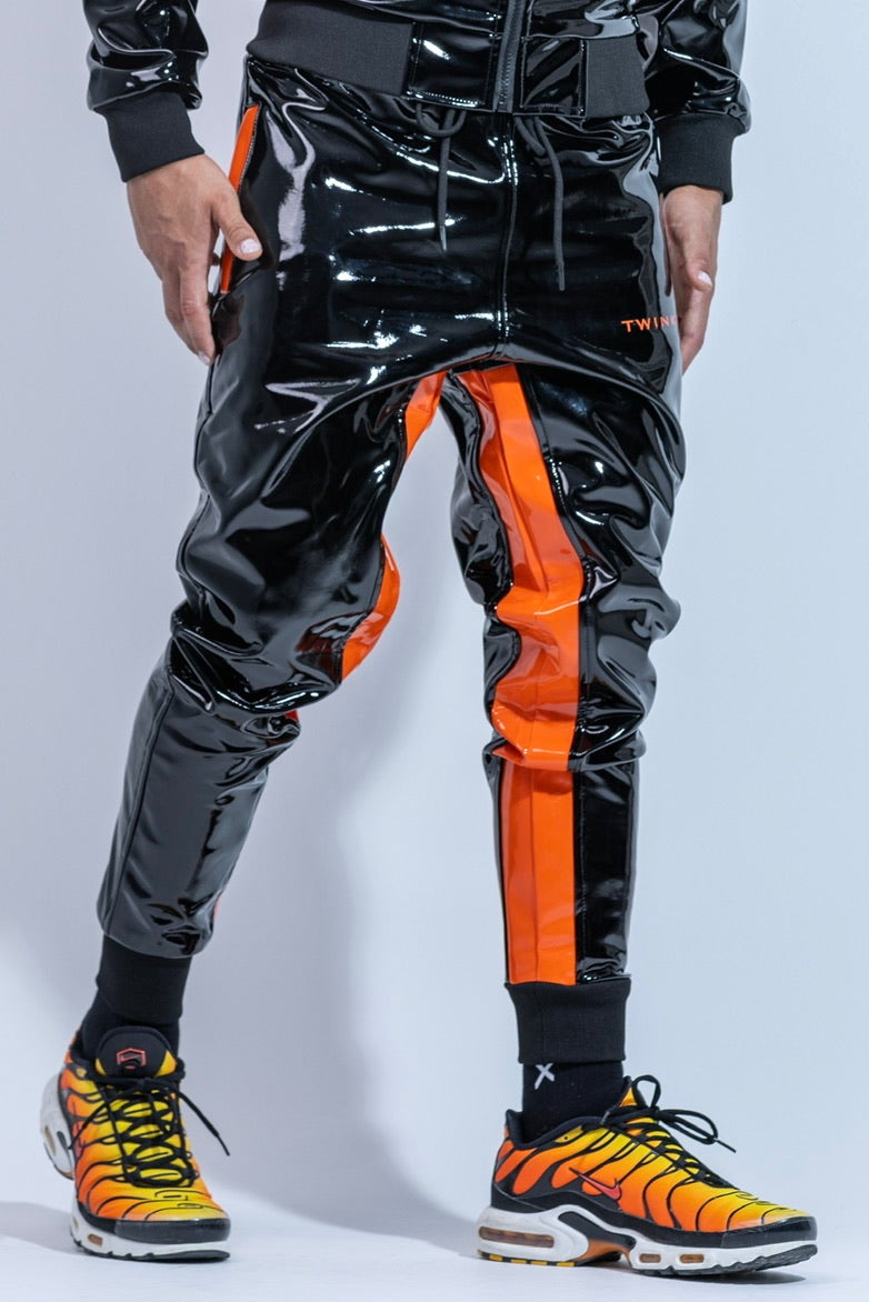 datingstar pants I black/orange I pvc pro