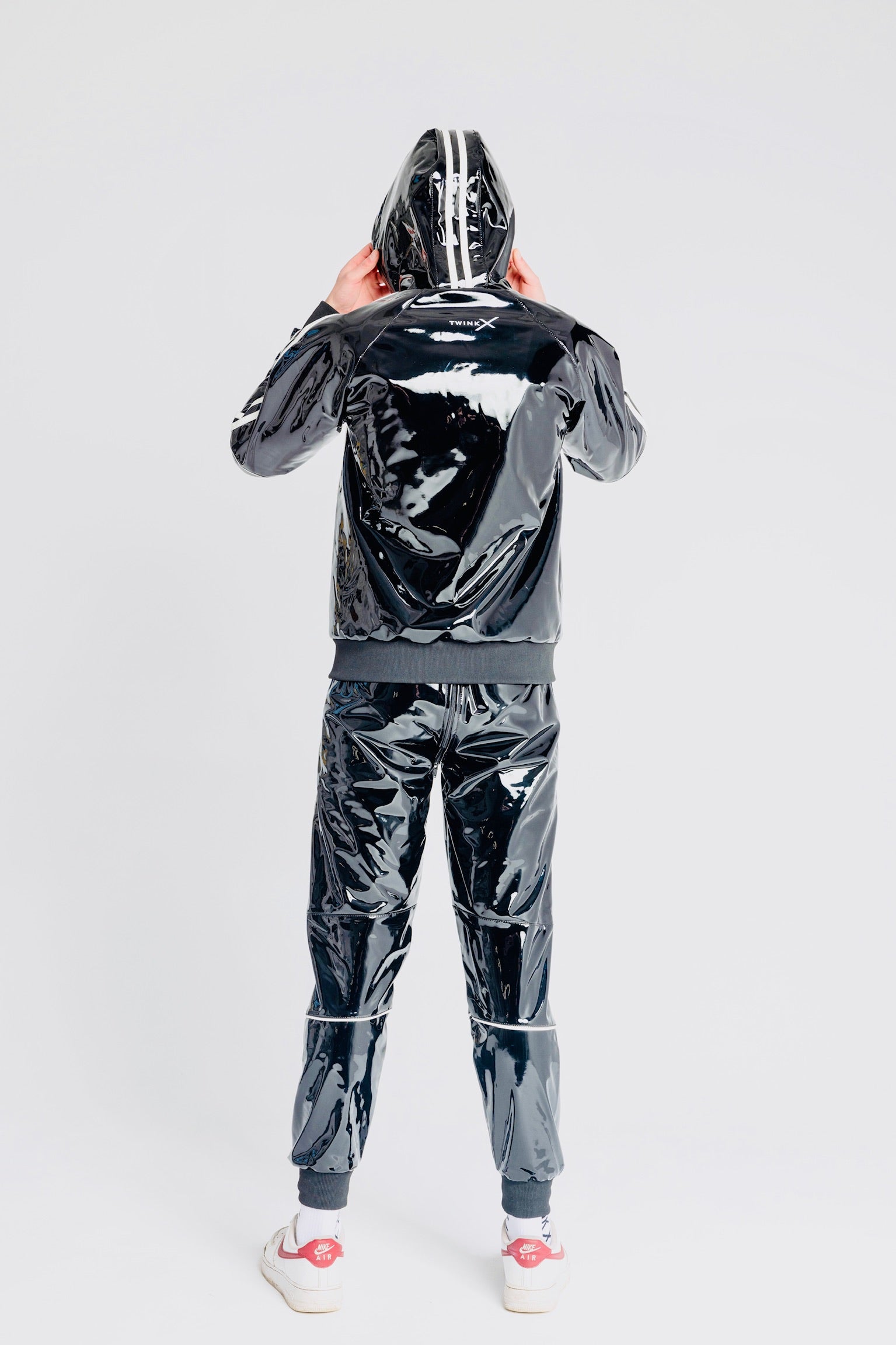 superhero pants I black/white I pvc pro