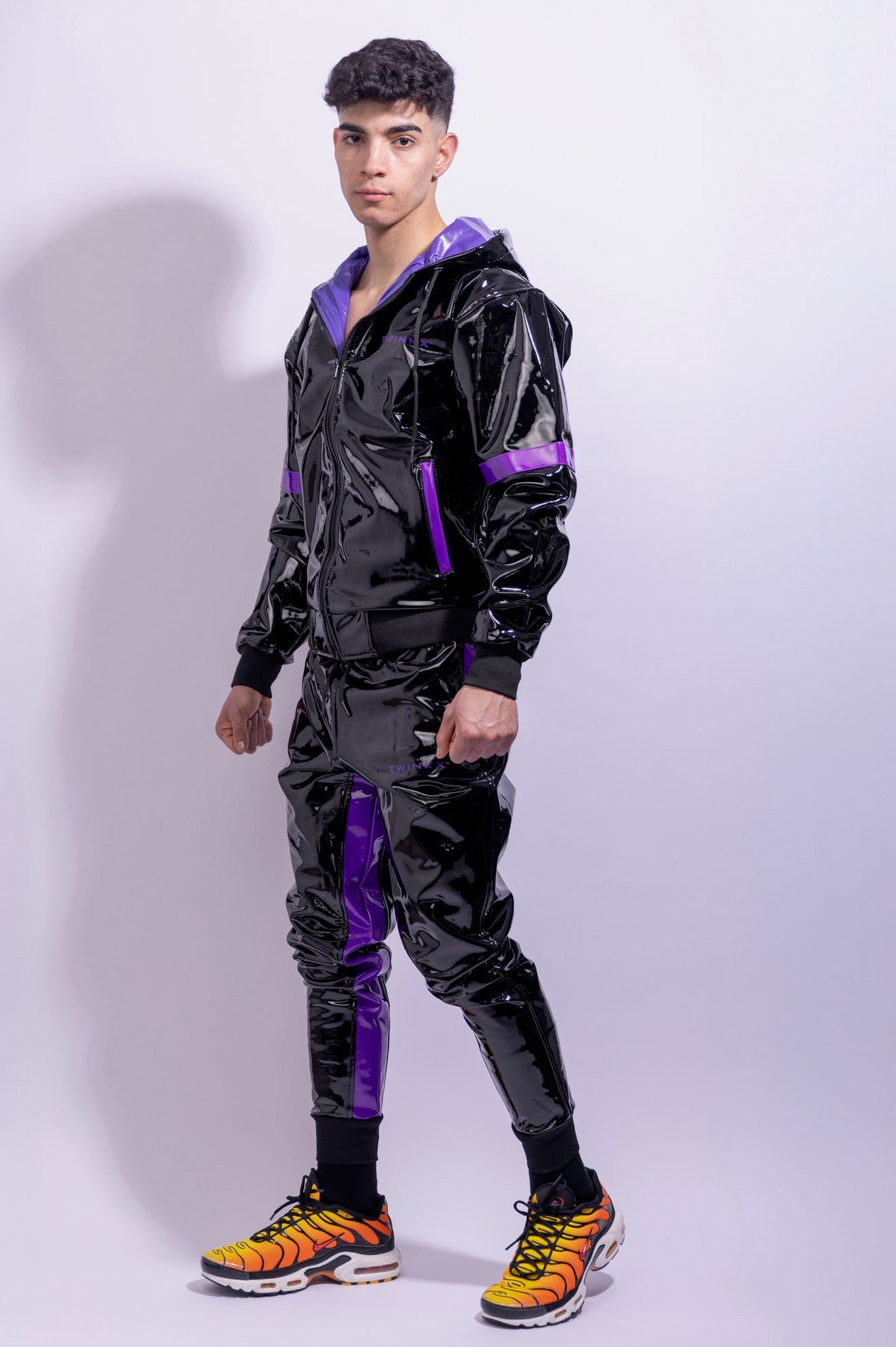 datingstar jacket I black/purple I pvc pro