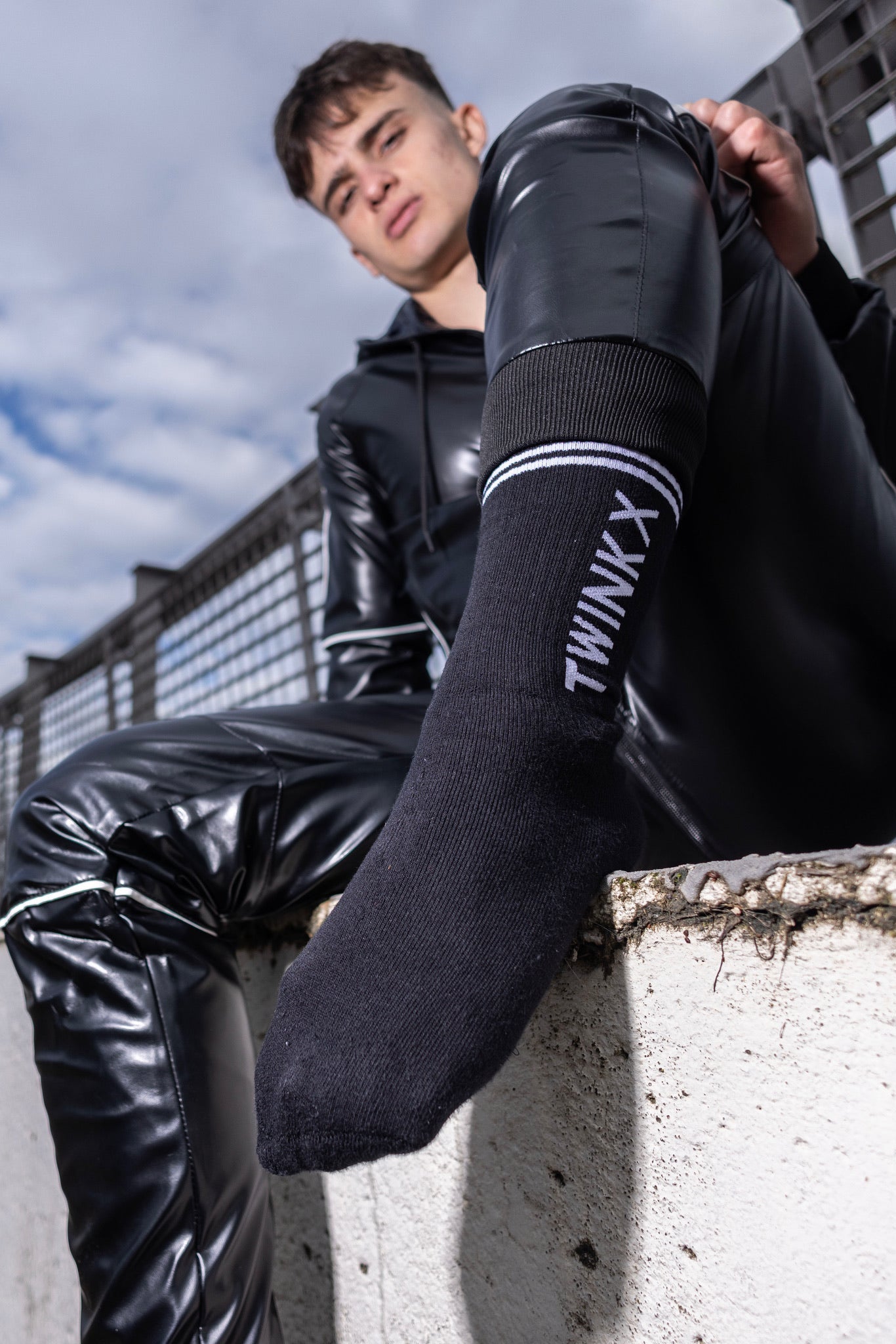 two stripes sox I black