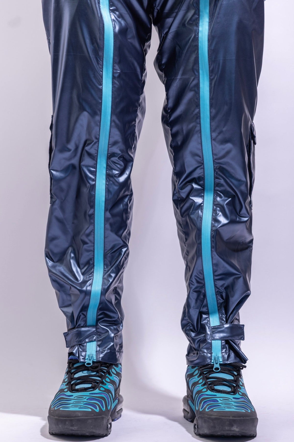 freefall flight suit I iced blue/neon blue I nylon pro