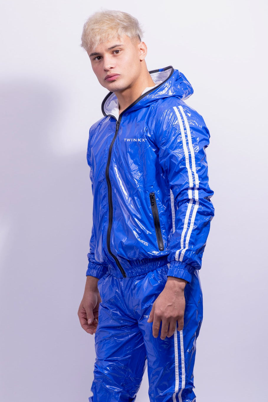 hero jacket I royal blue/white I nylon pro