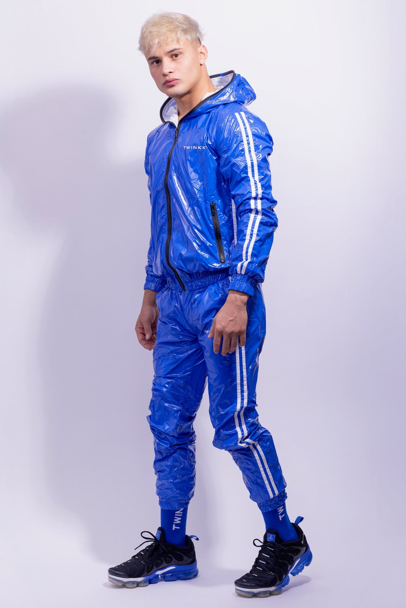 hero pants I royal blue/white I nylon pro