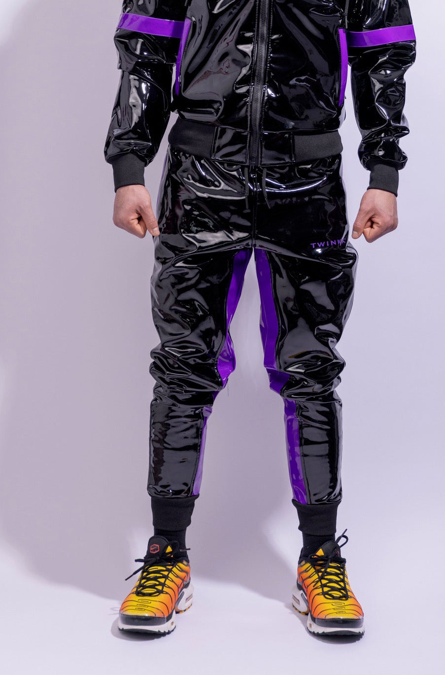 datingstar pants I black/purple I pvc pro