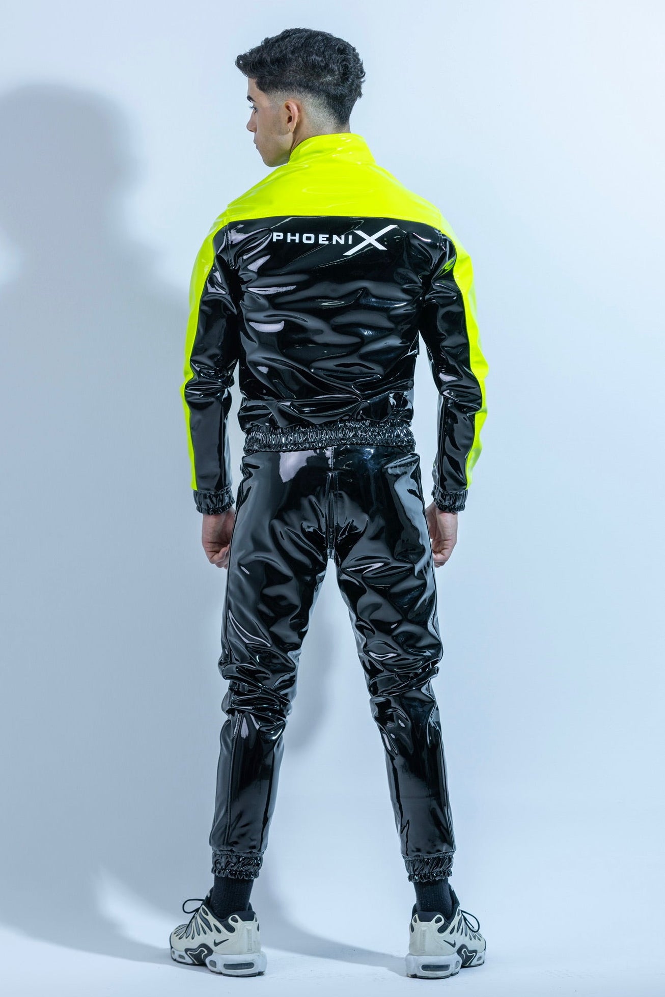 PHOENIX SET I BLACK/NEON GREEN I PVC PRO