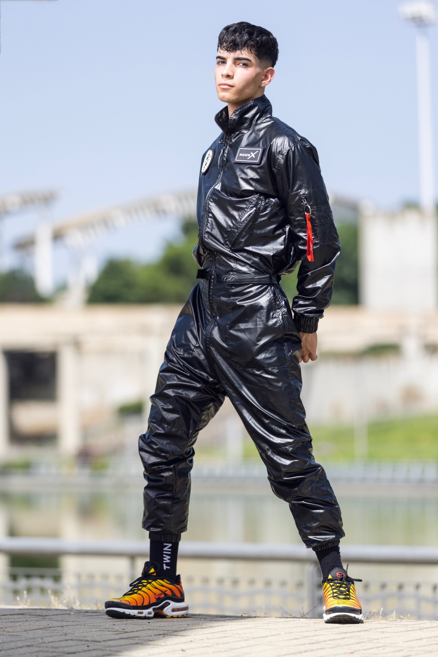 x-force flight suit I iced black I nylon PRO