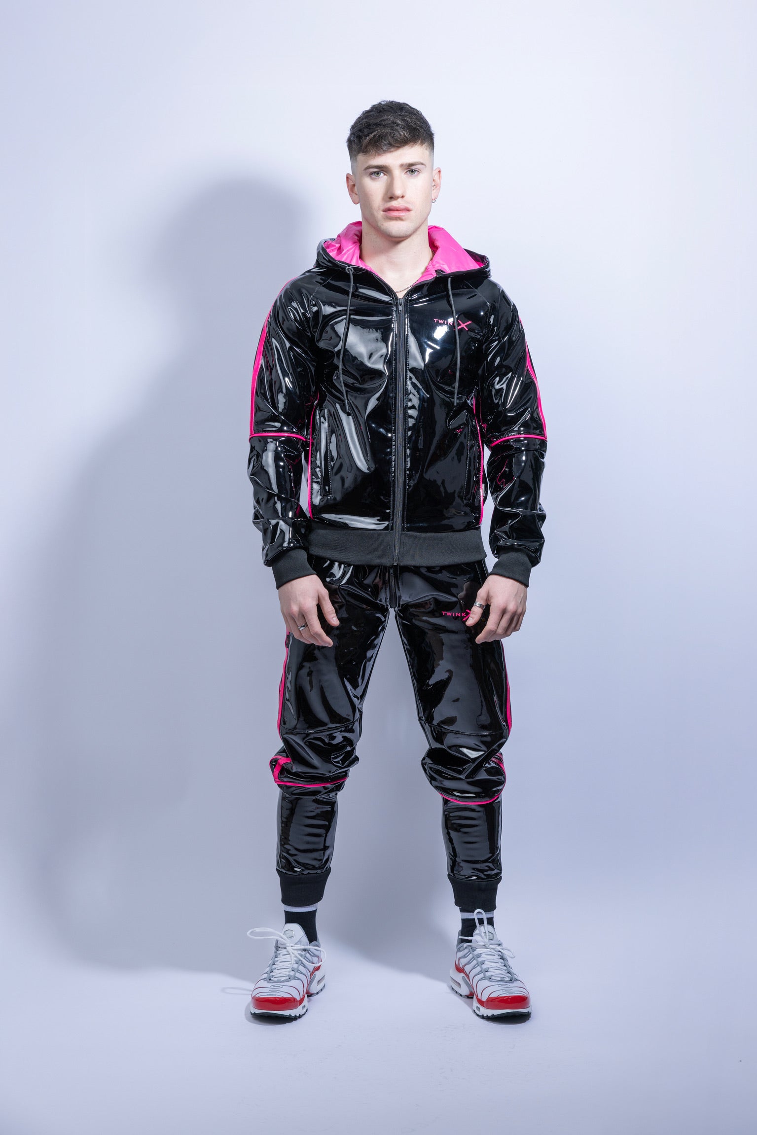 SUPERHERO SET I BLACK/PINK I PVC PRO