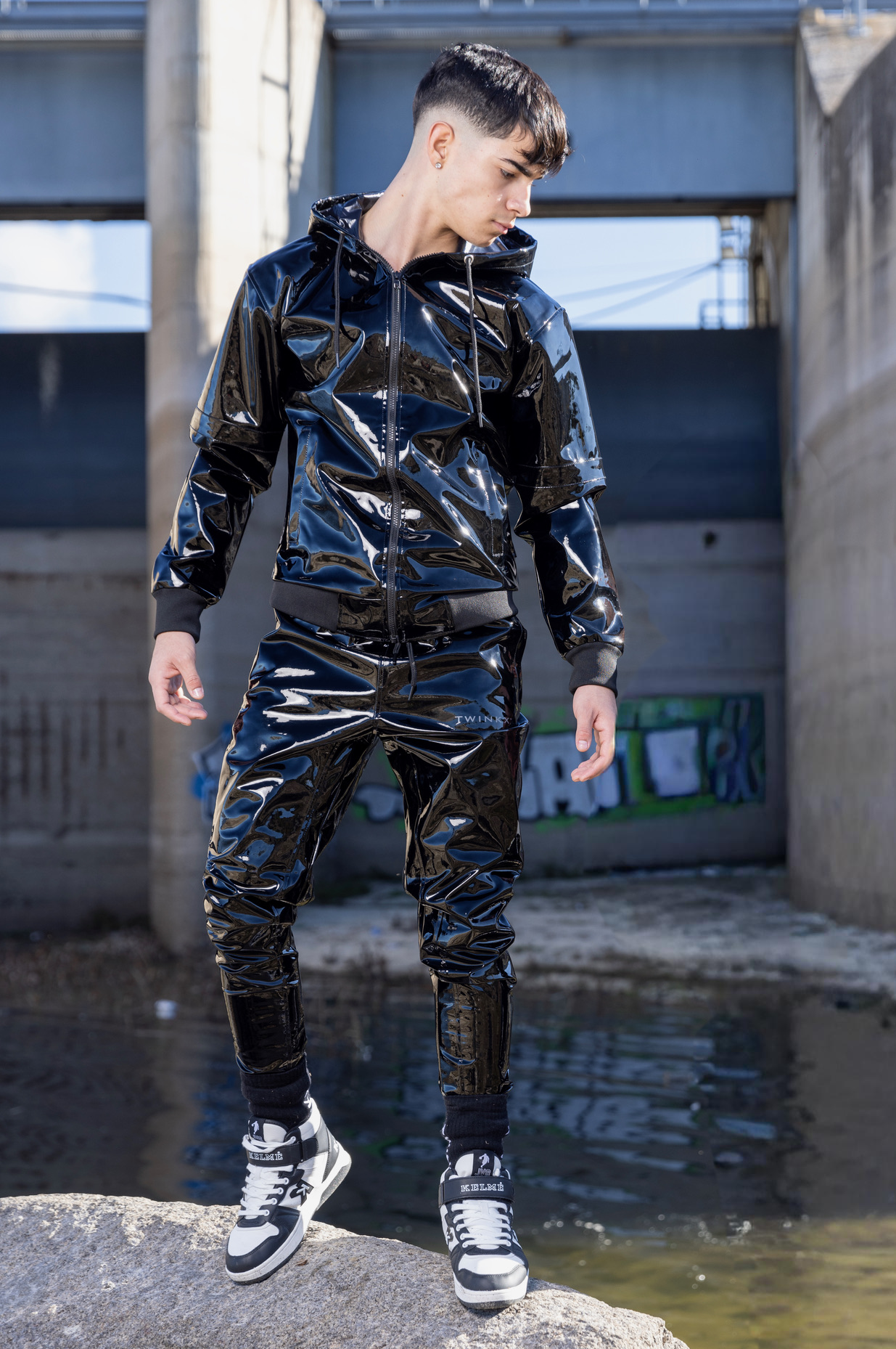 DATINGSTAR SET I BLACK/BLACK I PVC PRO