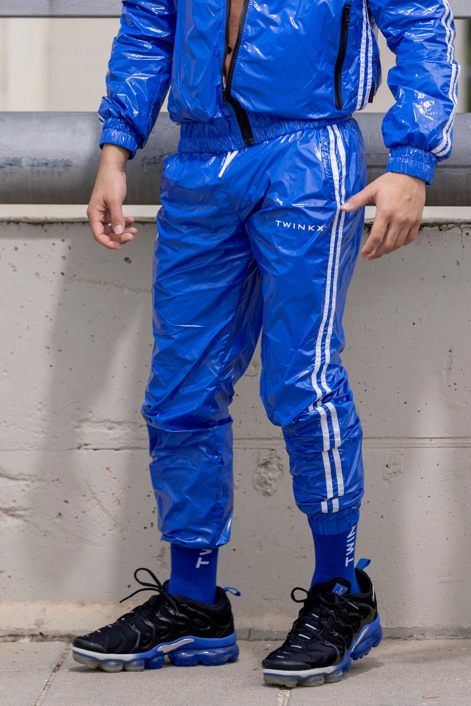hero pants I royal blue/white I nylon pro