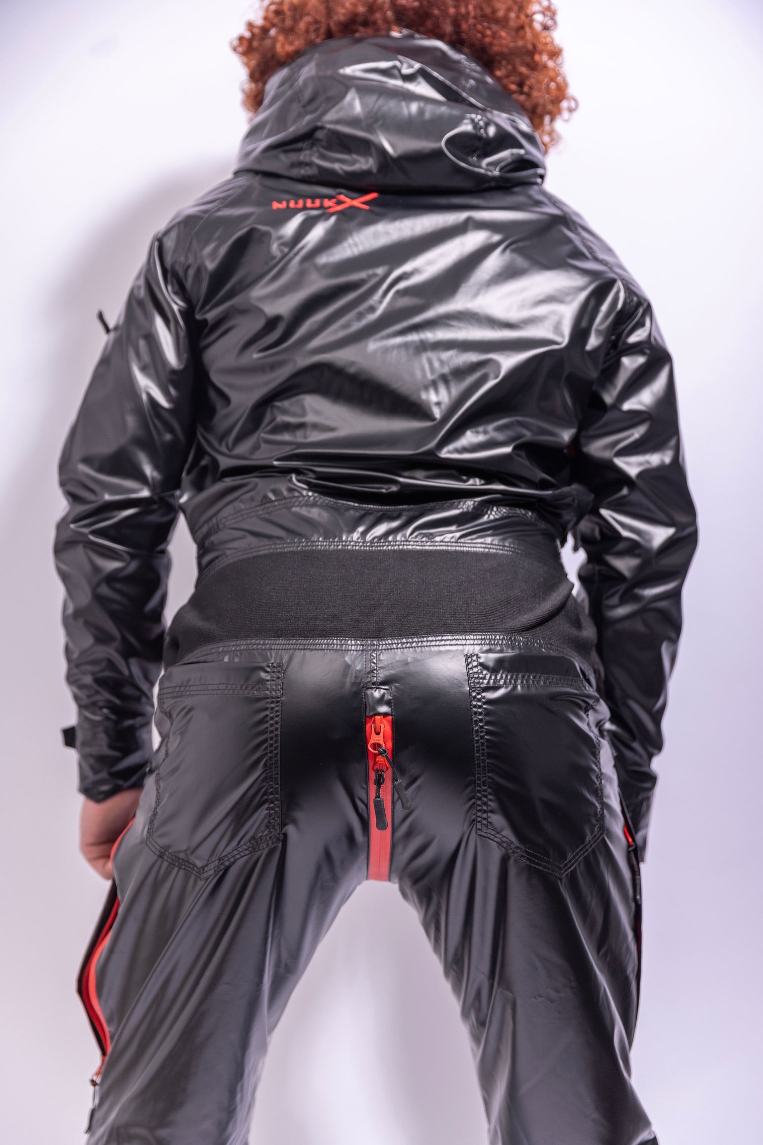 come.x.play fullsuit I iced black/red I nylon pro