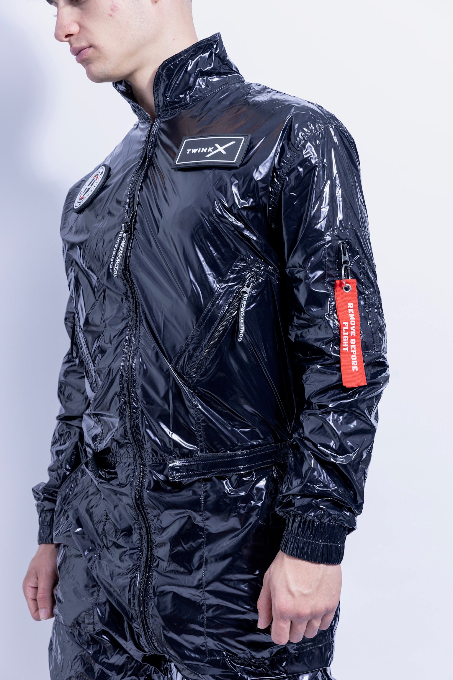 x-force flight suit I shiny black I nylon PRO