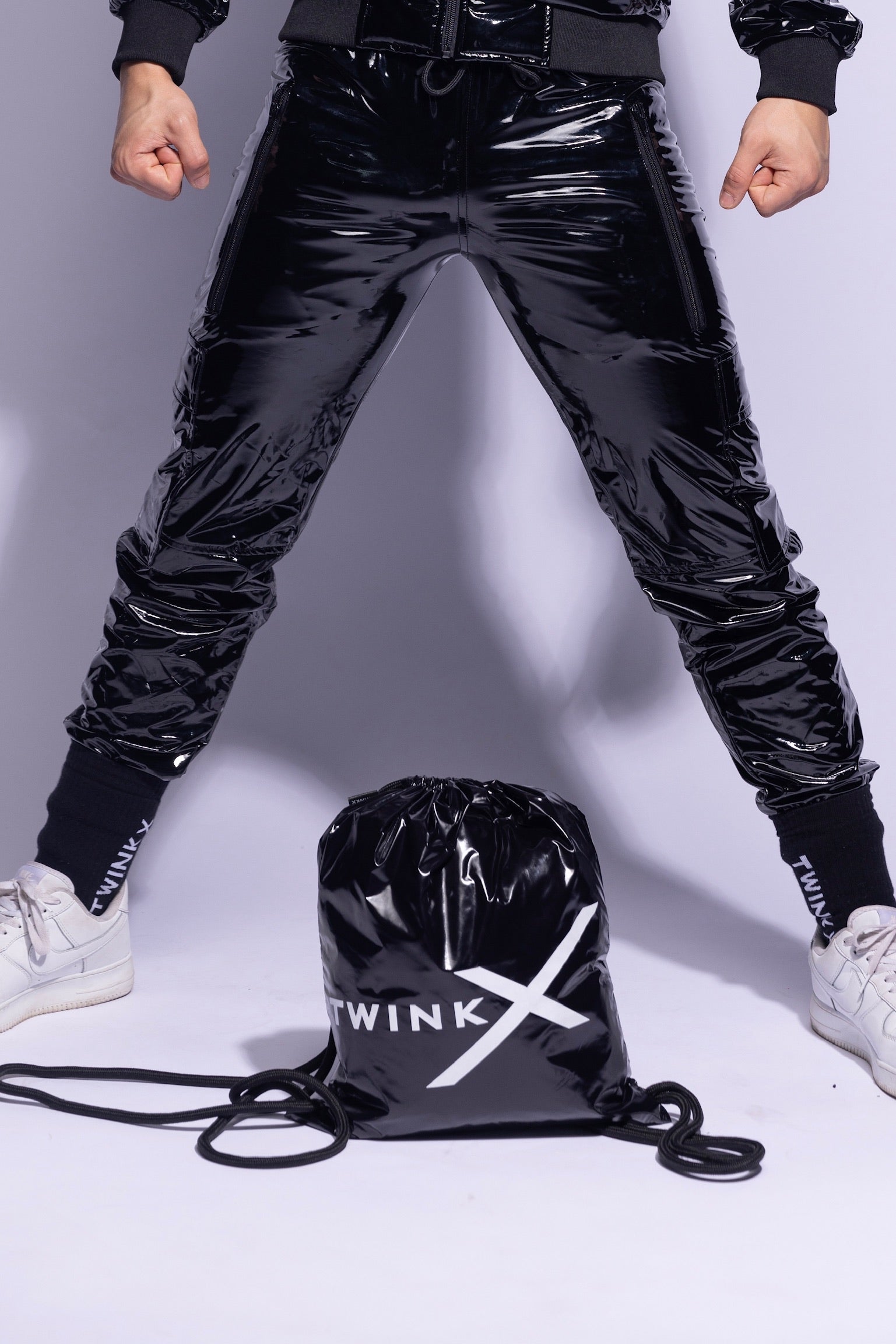 X GYMBAG I black/white I NYLON PRO