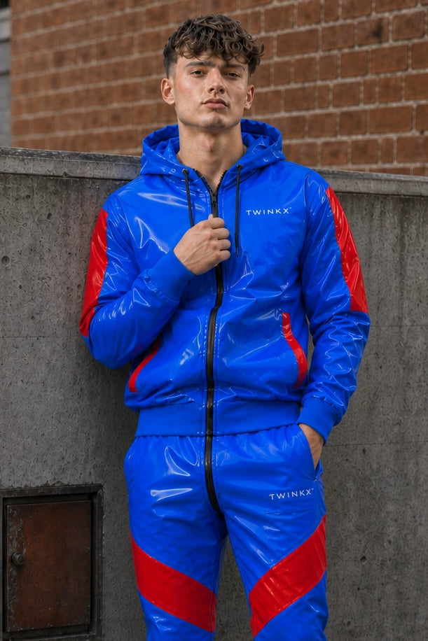 datemate jacket I blue/red I pvc pro