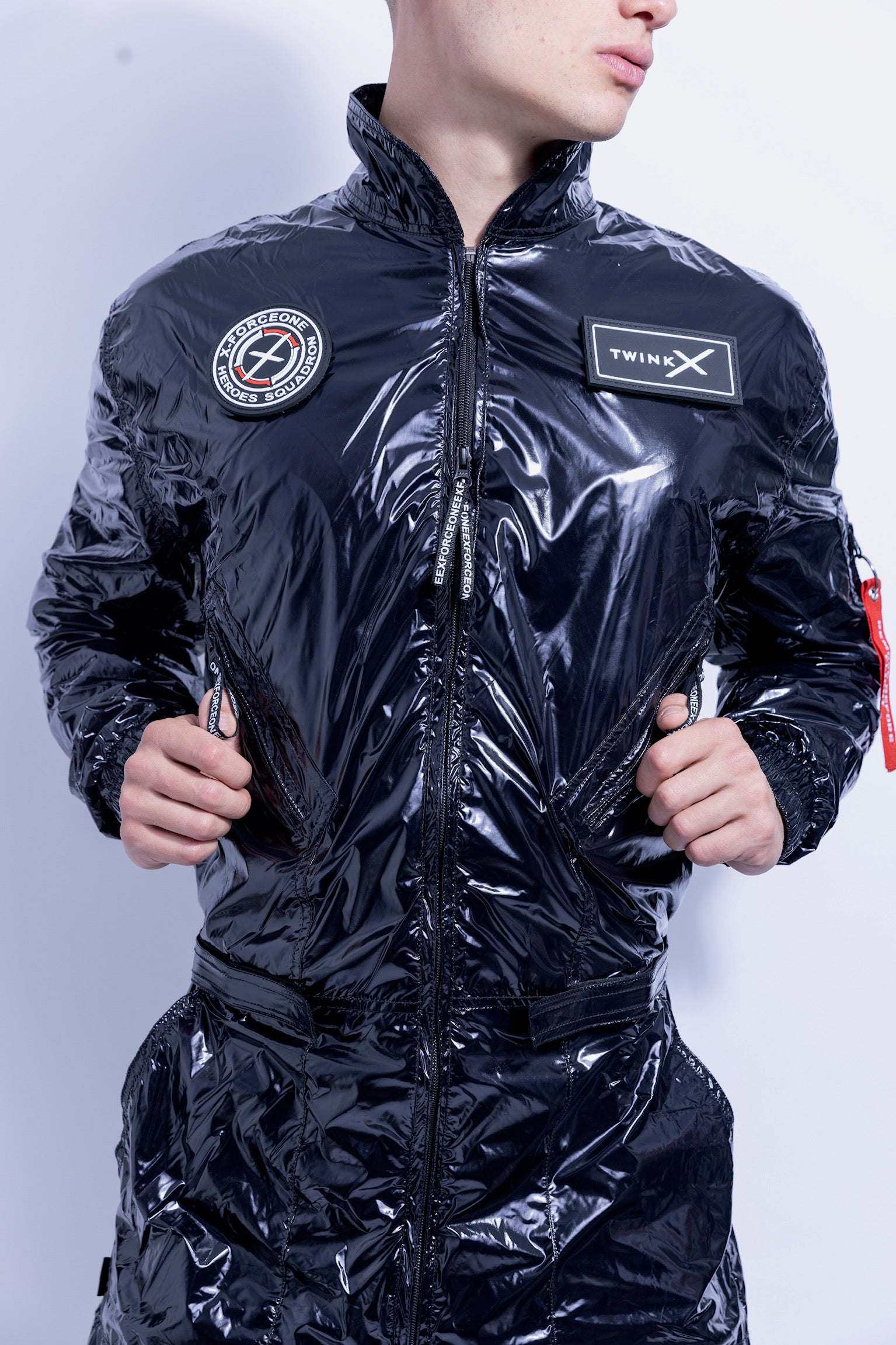 x-force flight suit I shiny black I nylon PRO