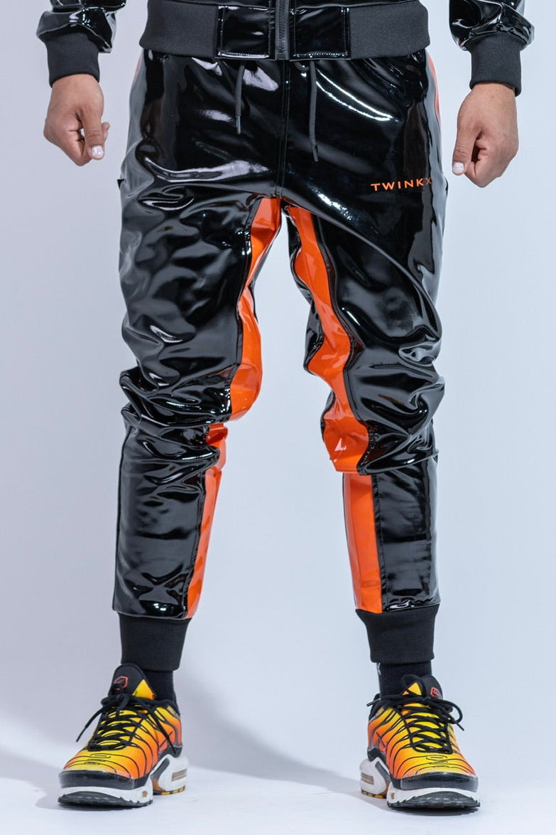 datingstar pants I black/orange I pvc pro