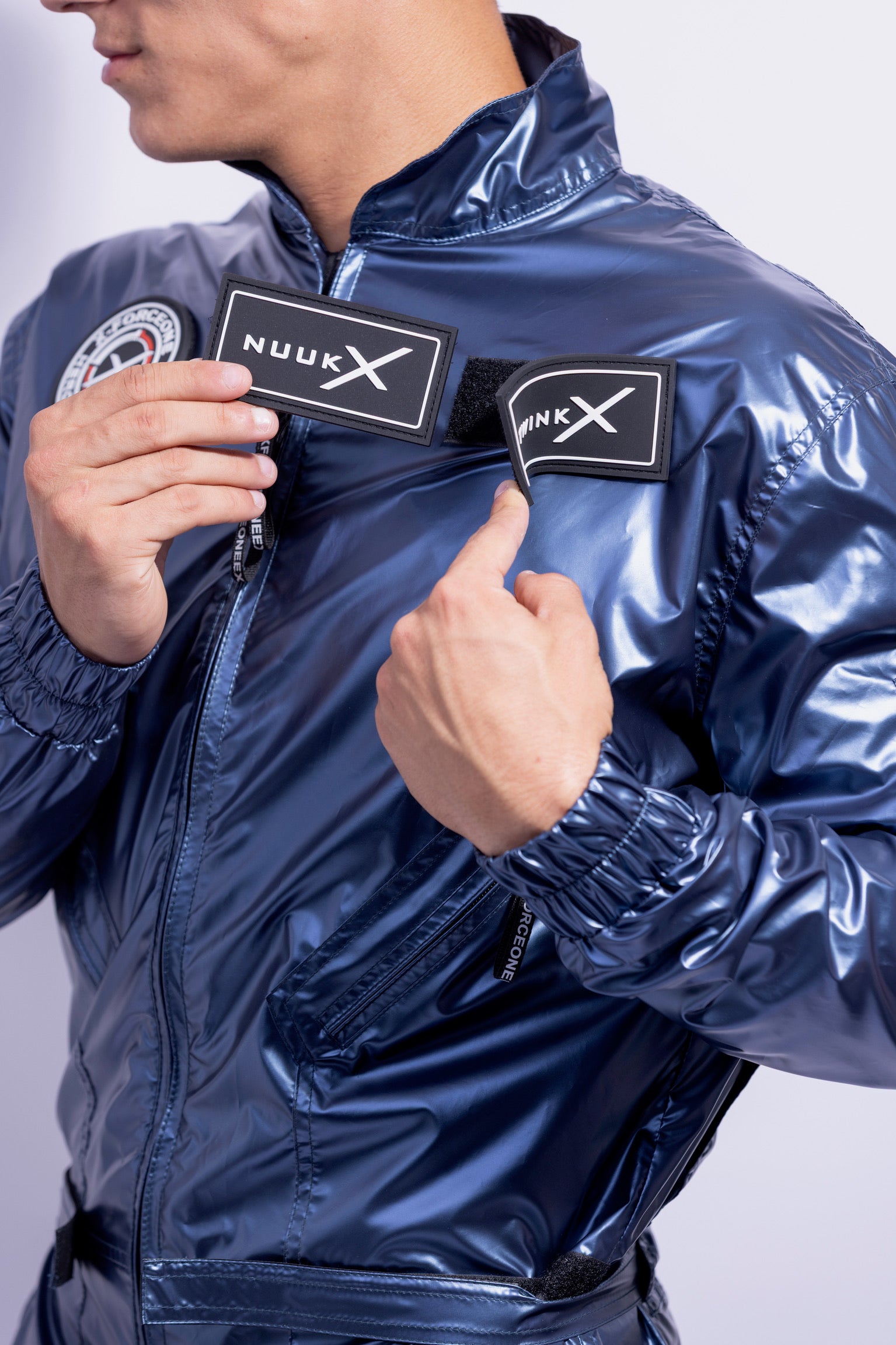 x-force flight suit I iced blue I nylon PRO