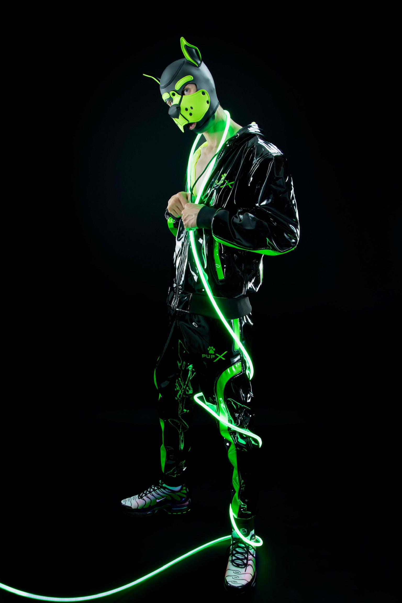nuzzle set I black/green I pvc pro