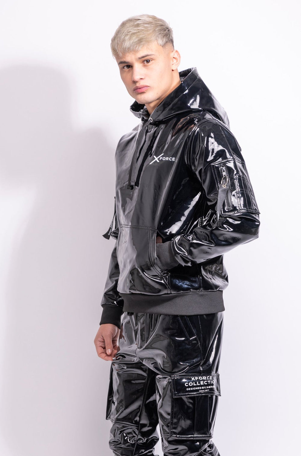 x-force flight hoodie I black I pvc pro