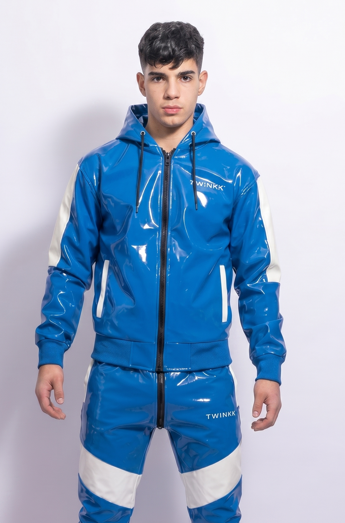 datemate jacket I blue/white I pvc pro