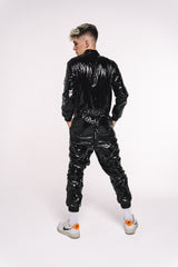 x-forceone flight suit I shiny black I pvc