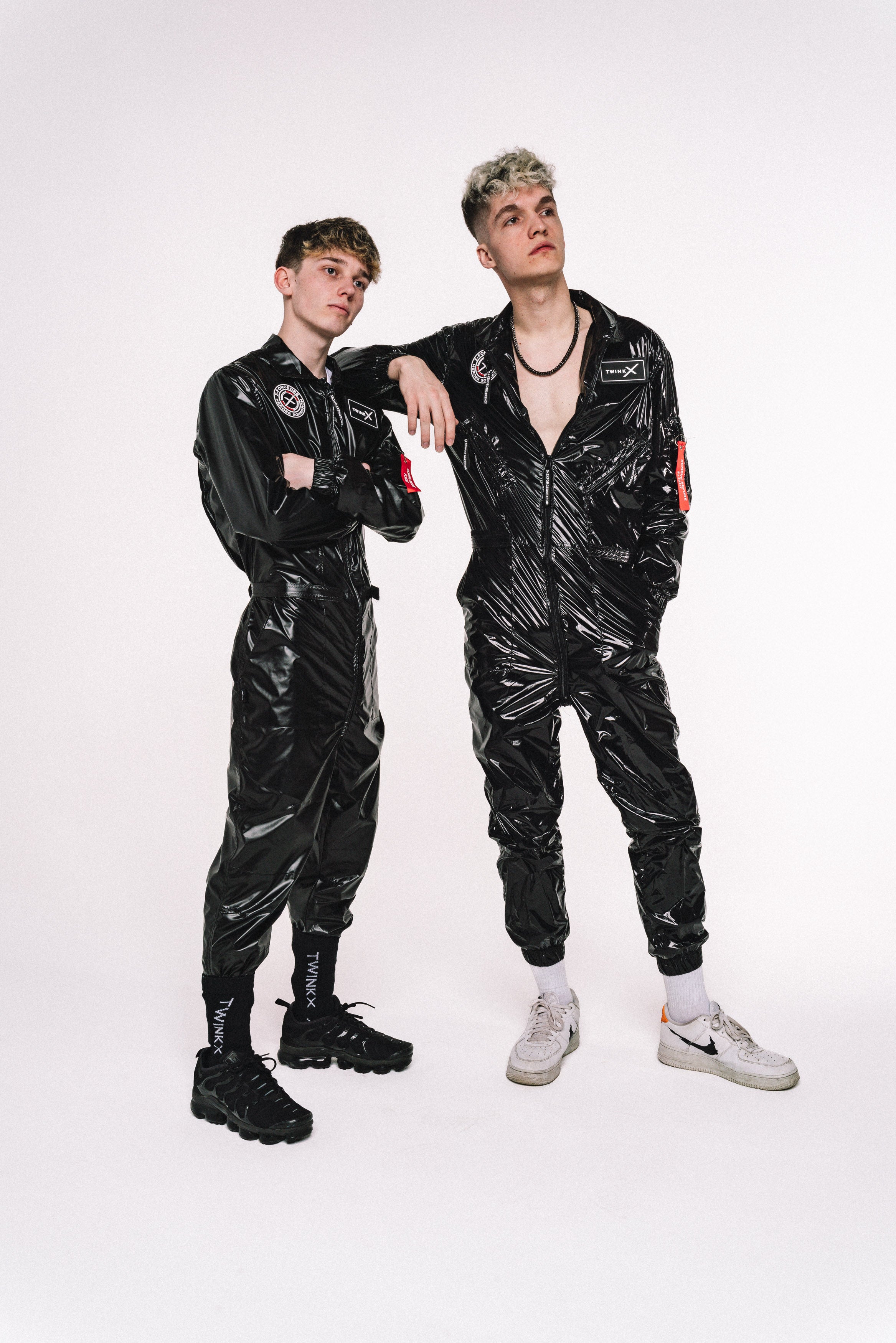 x-forceone flight suit I shiny black I nylon PRO