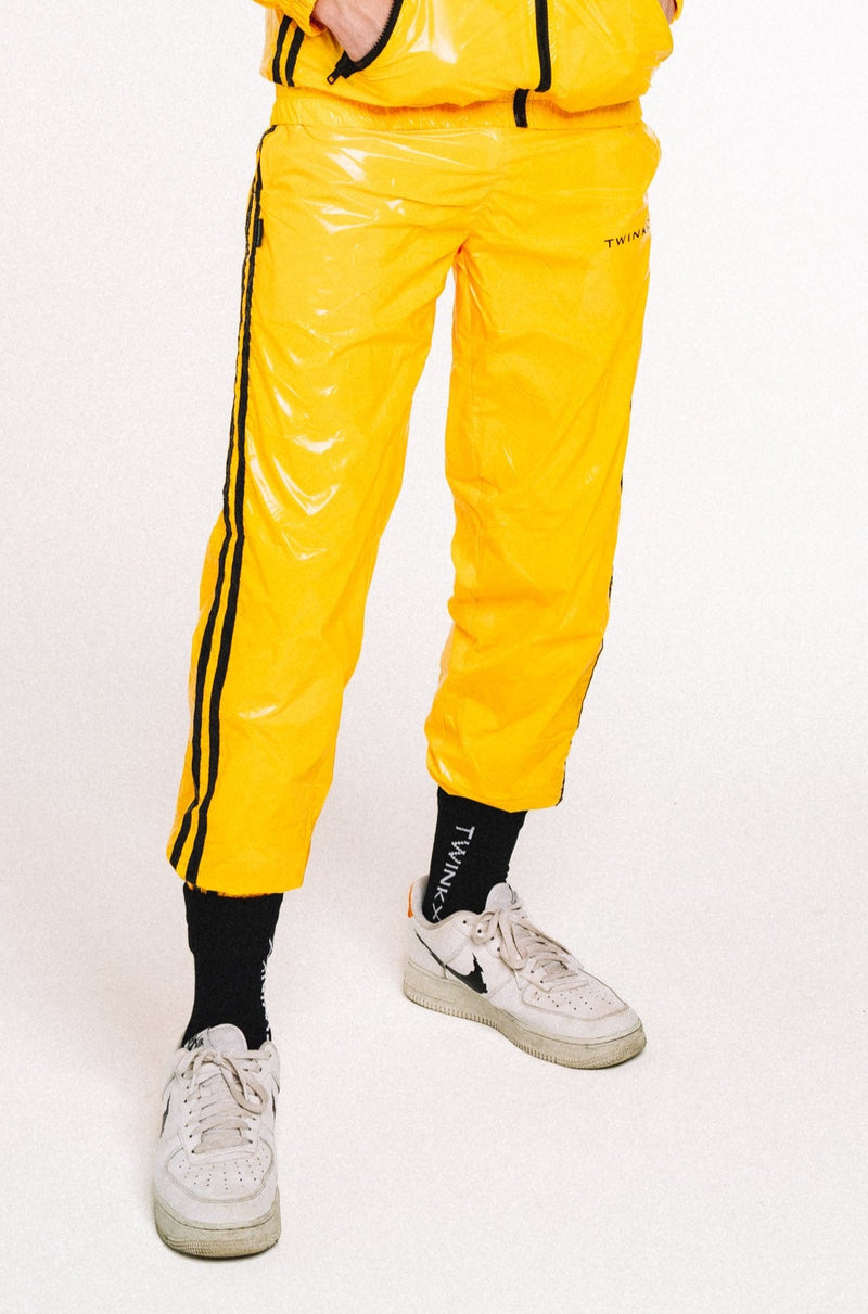pants "hero yellow/black pvc"