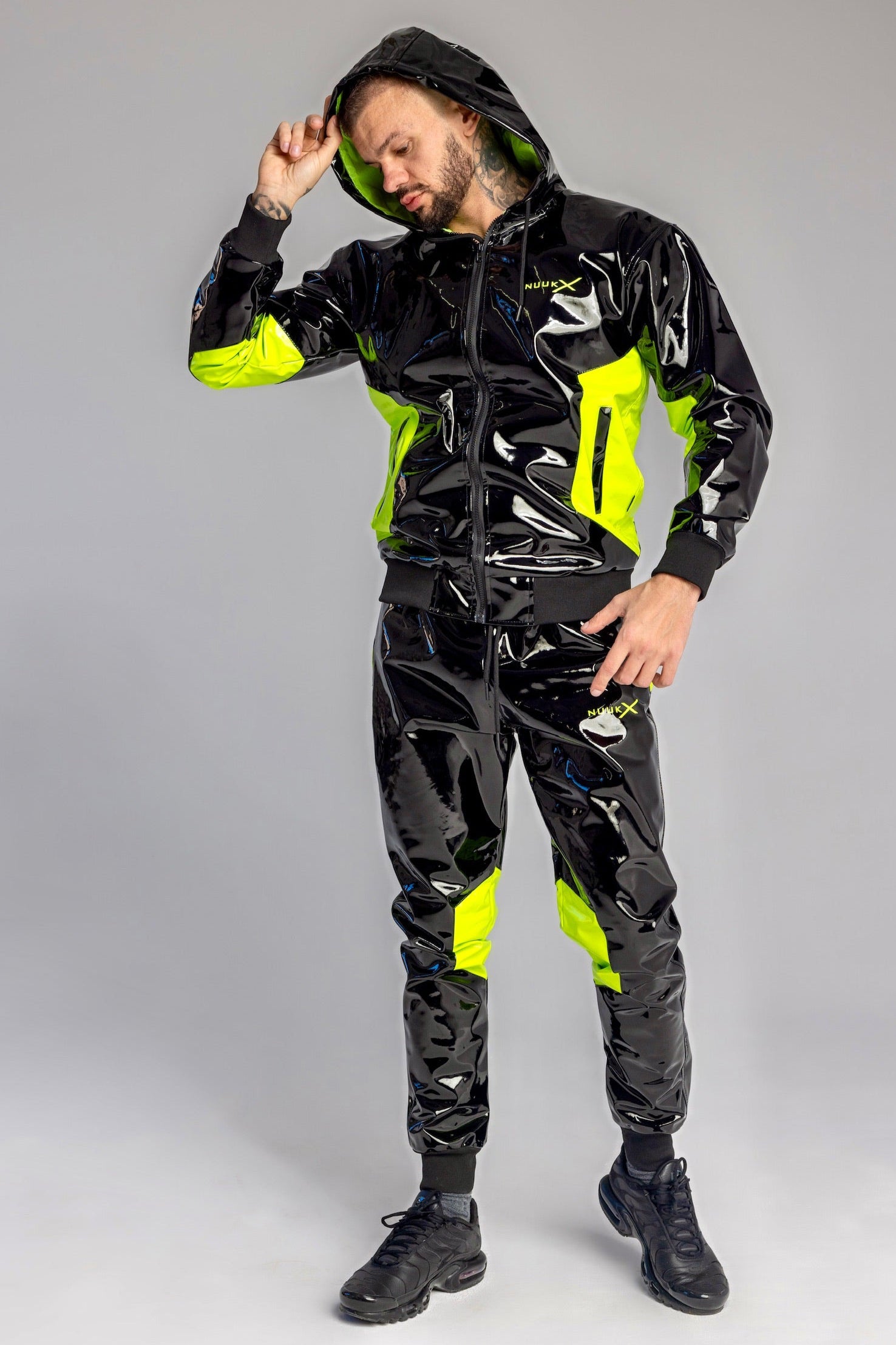 DATINGSTAR BERLIN SET I BLACK/NEON I PVC PRO