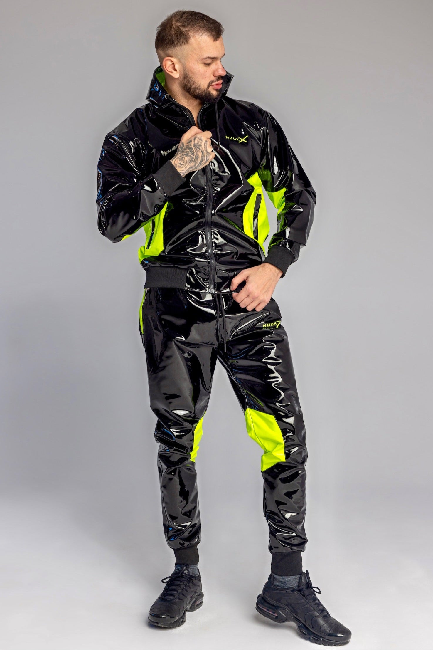 DATINGSTAR BERLIN SET I BLACK/NEON I PVC PRO