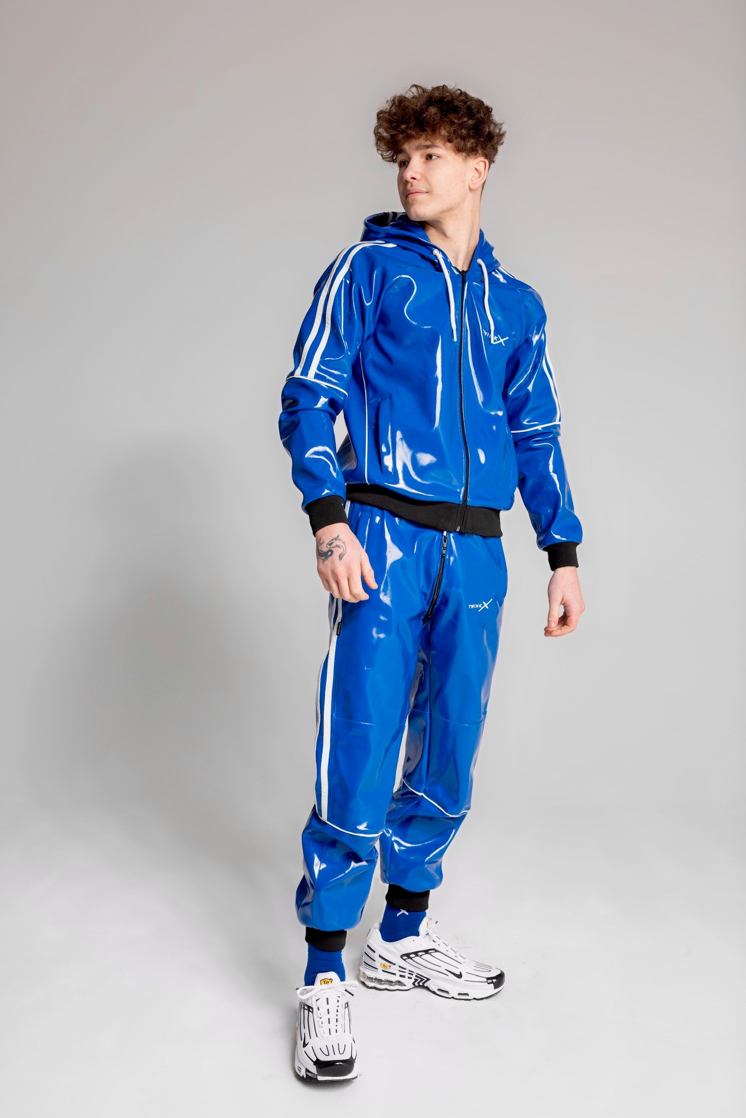 superhero jacket I blue/white I pvc pro