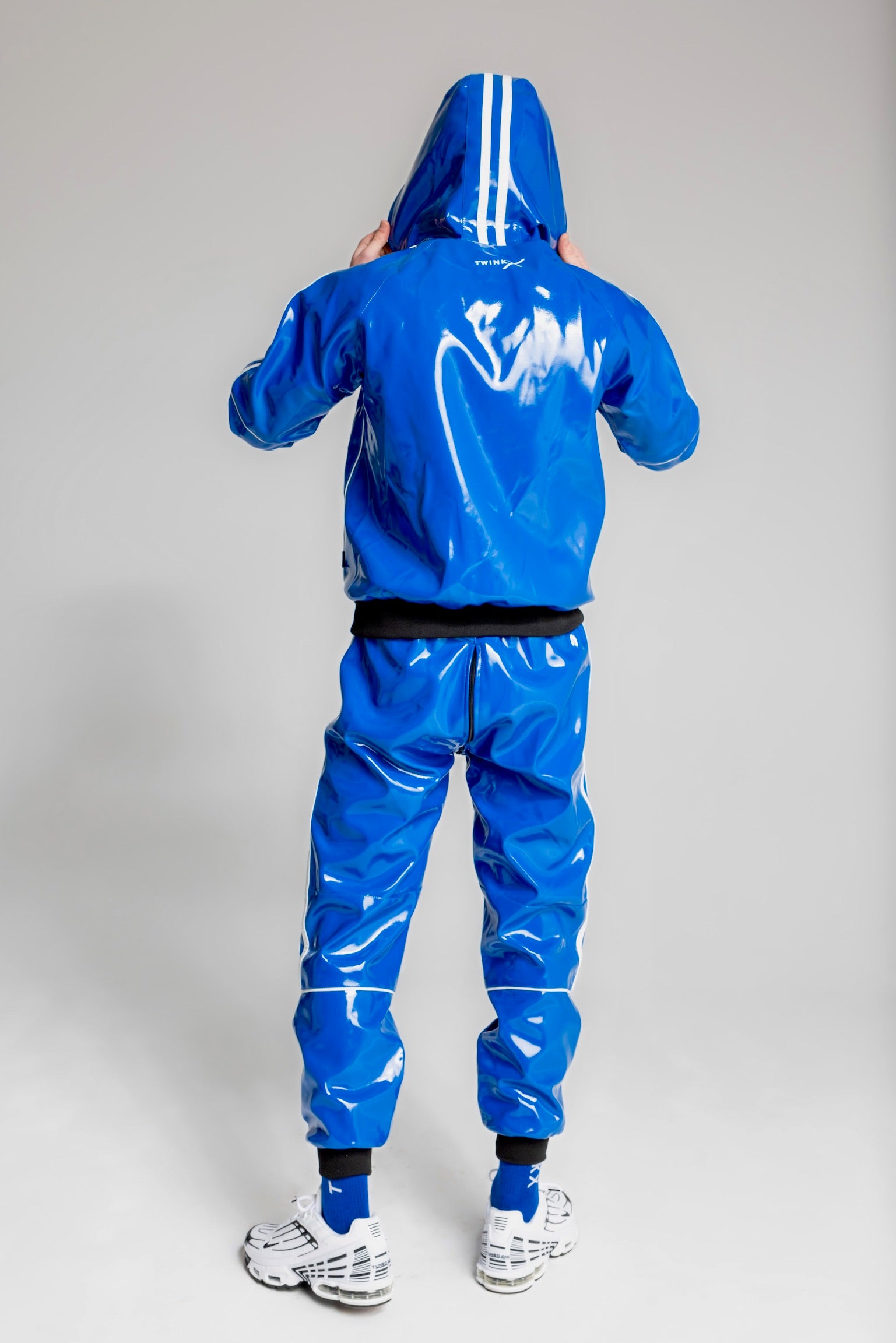 superhero pants I blue/white I pvc pro