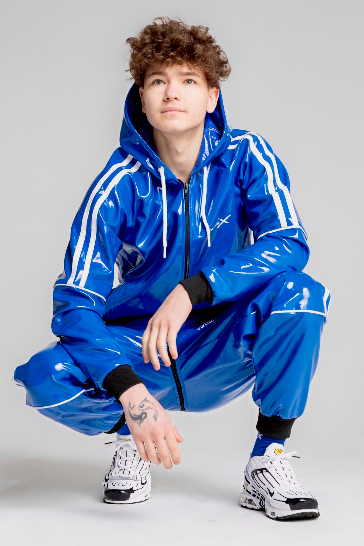 superhero jacket I blue/white I pvc pro