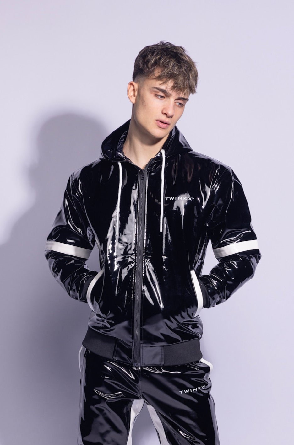 datingstar jacket I black/white I pvc pro