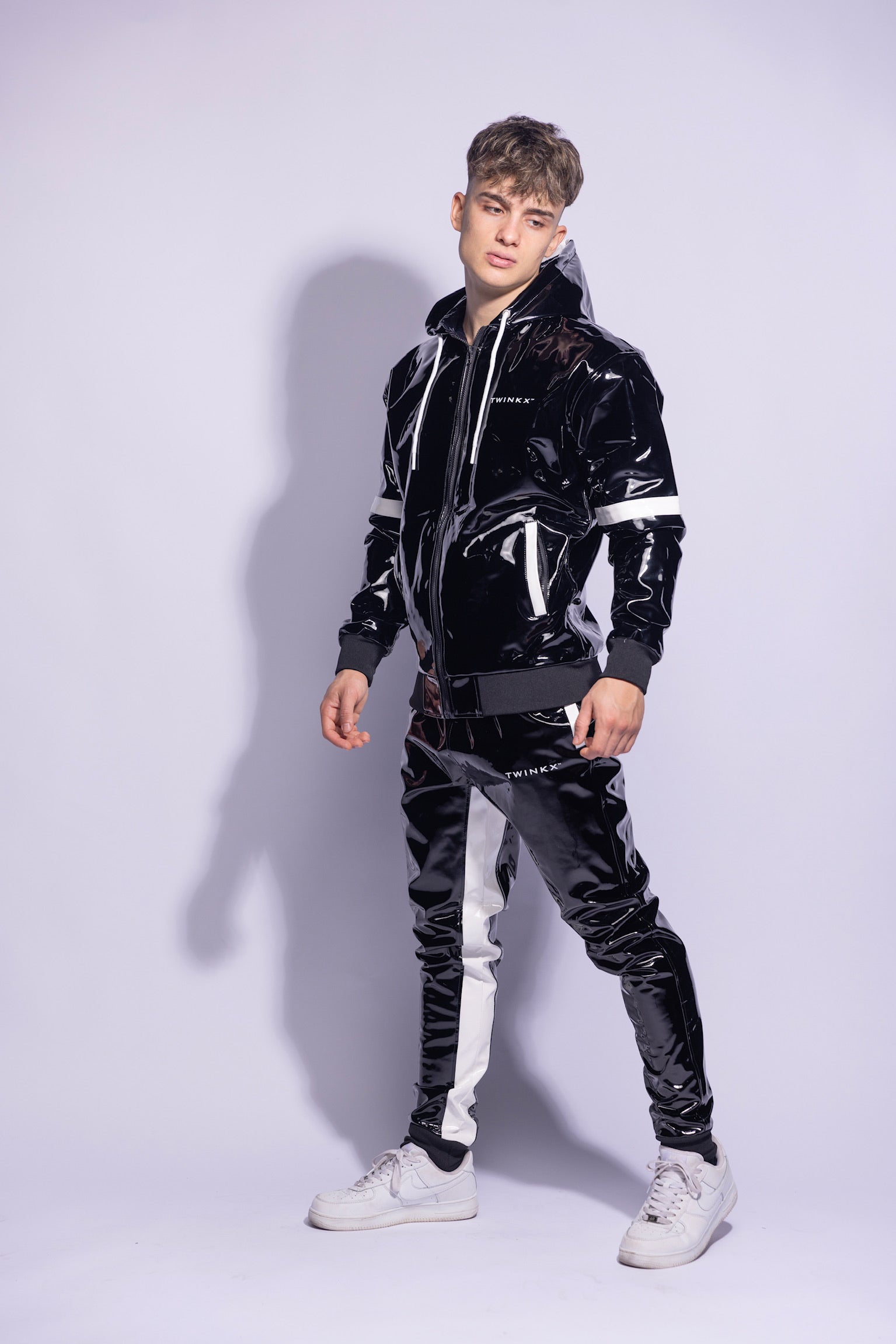 datingstar pants I black/white I pvc pro