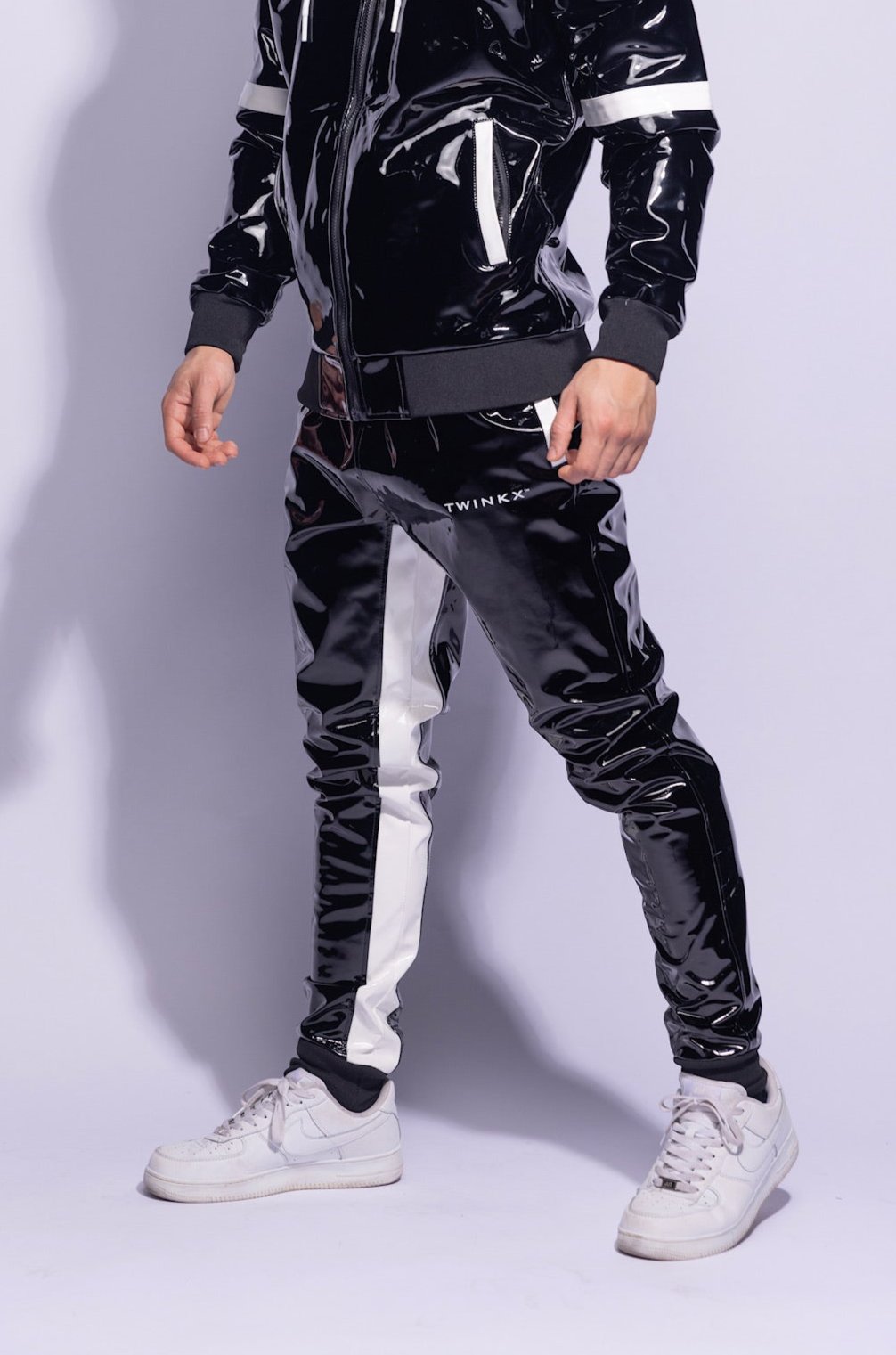 datingstar pants I black/white I pvc pro