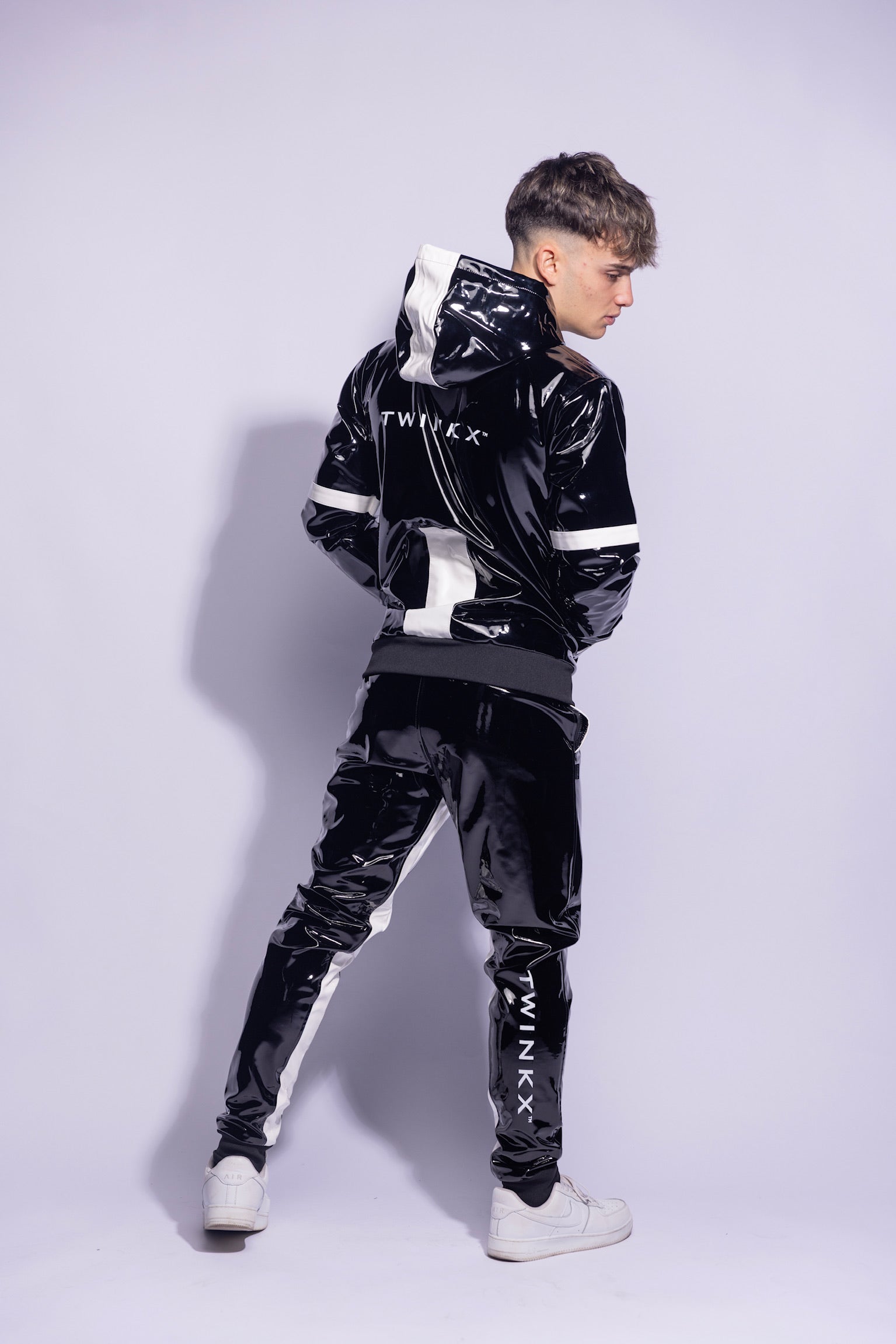 datingstar pants I black/white I pvc pro