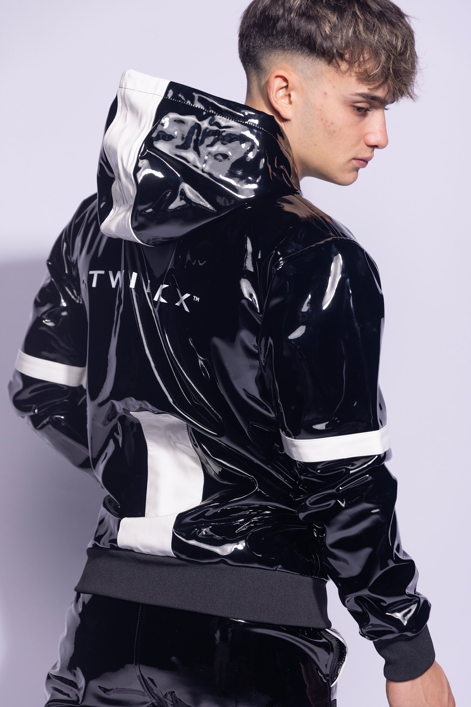 datingstar jacket I black/white I pvc pro