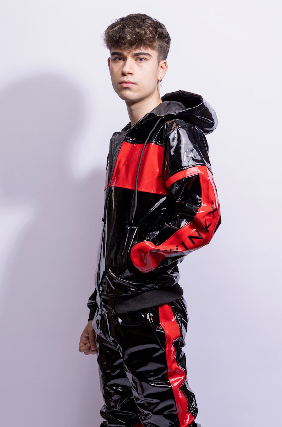 react jacket I black/red I pvc pro