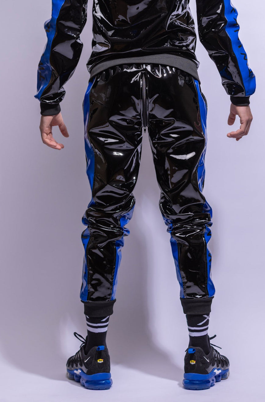 react pants I black/blue I pvc pro