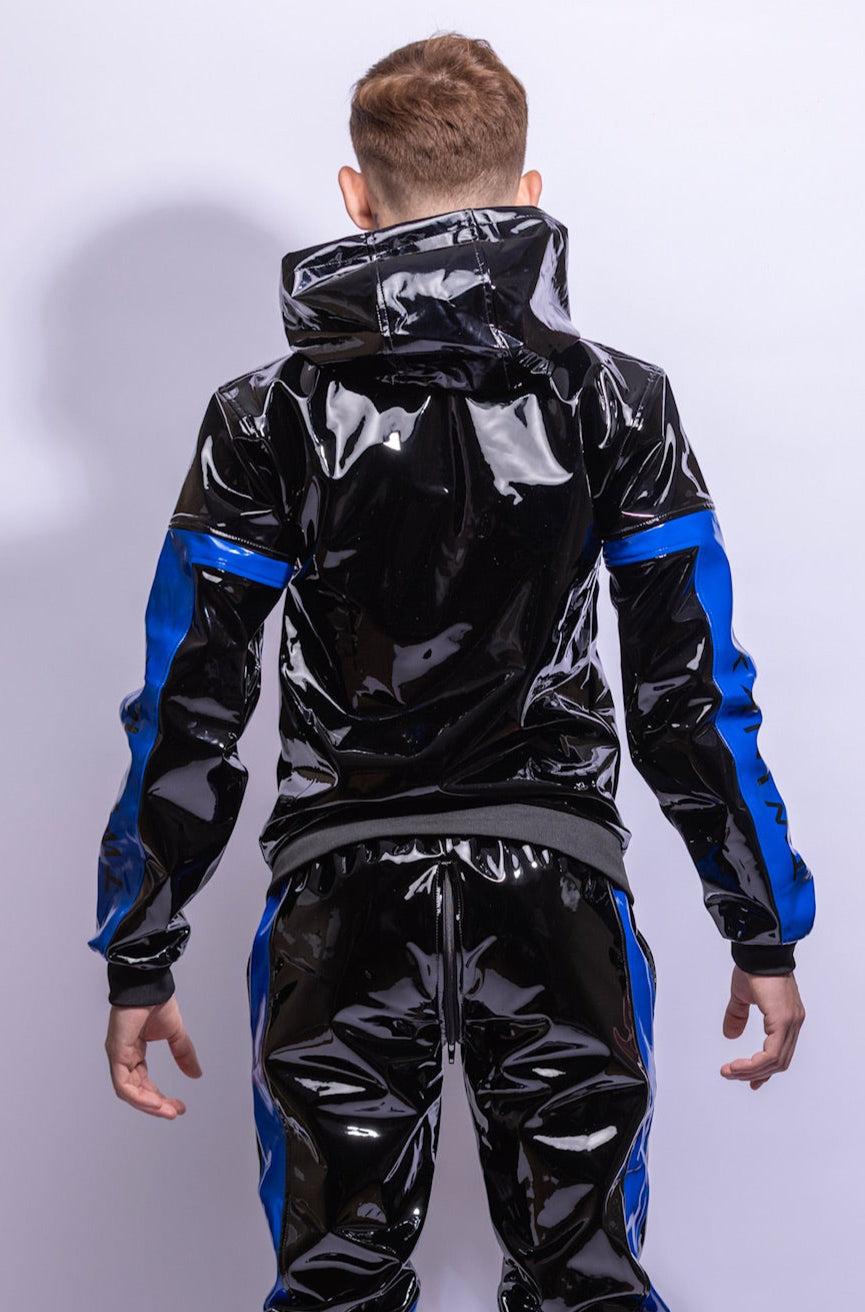 react jacket I black/blue I pvc pro