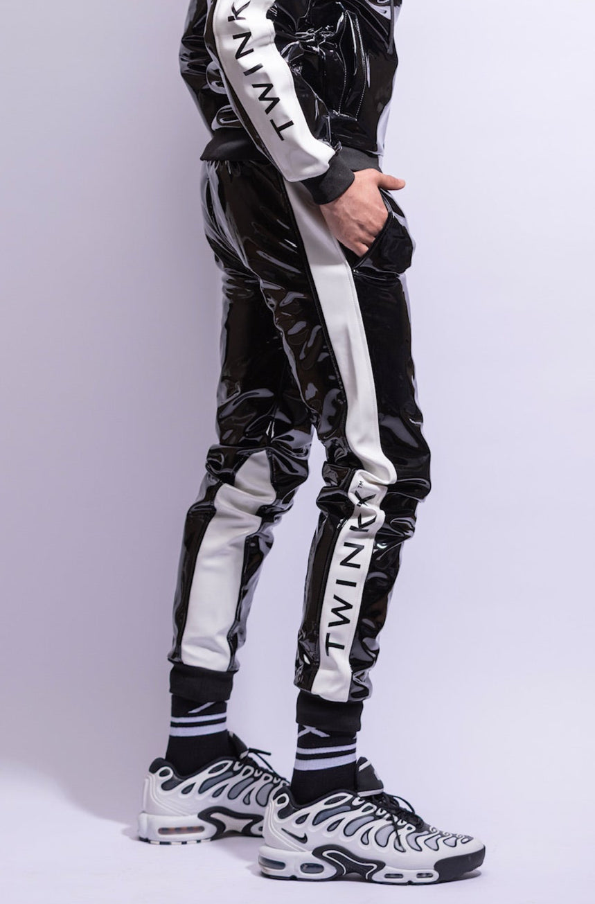 react pants I black/white I pvc pro