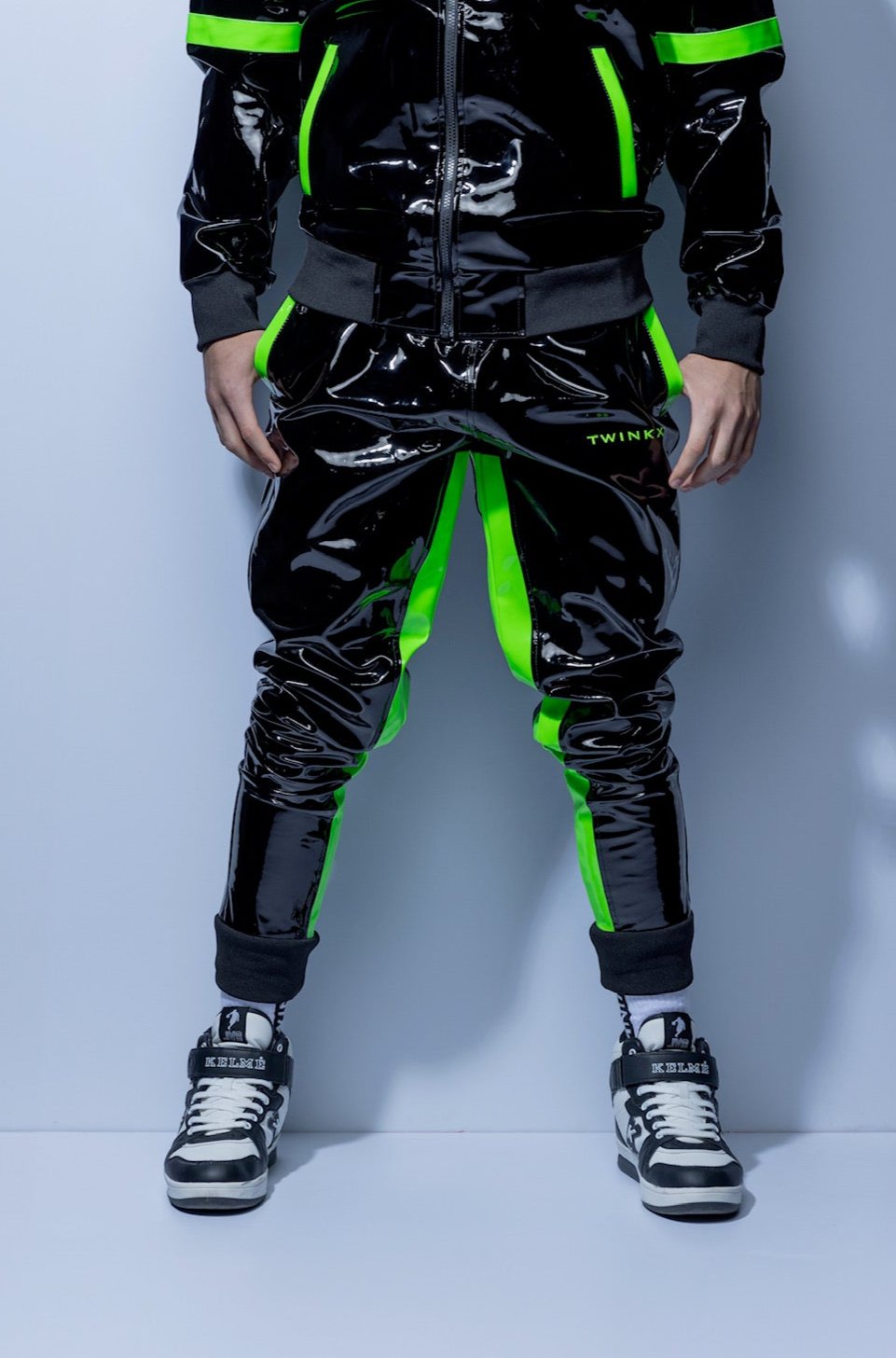 datingstar pants I black/green I pvc pro