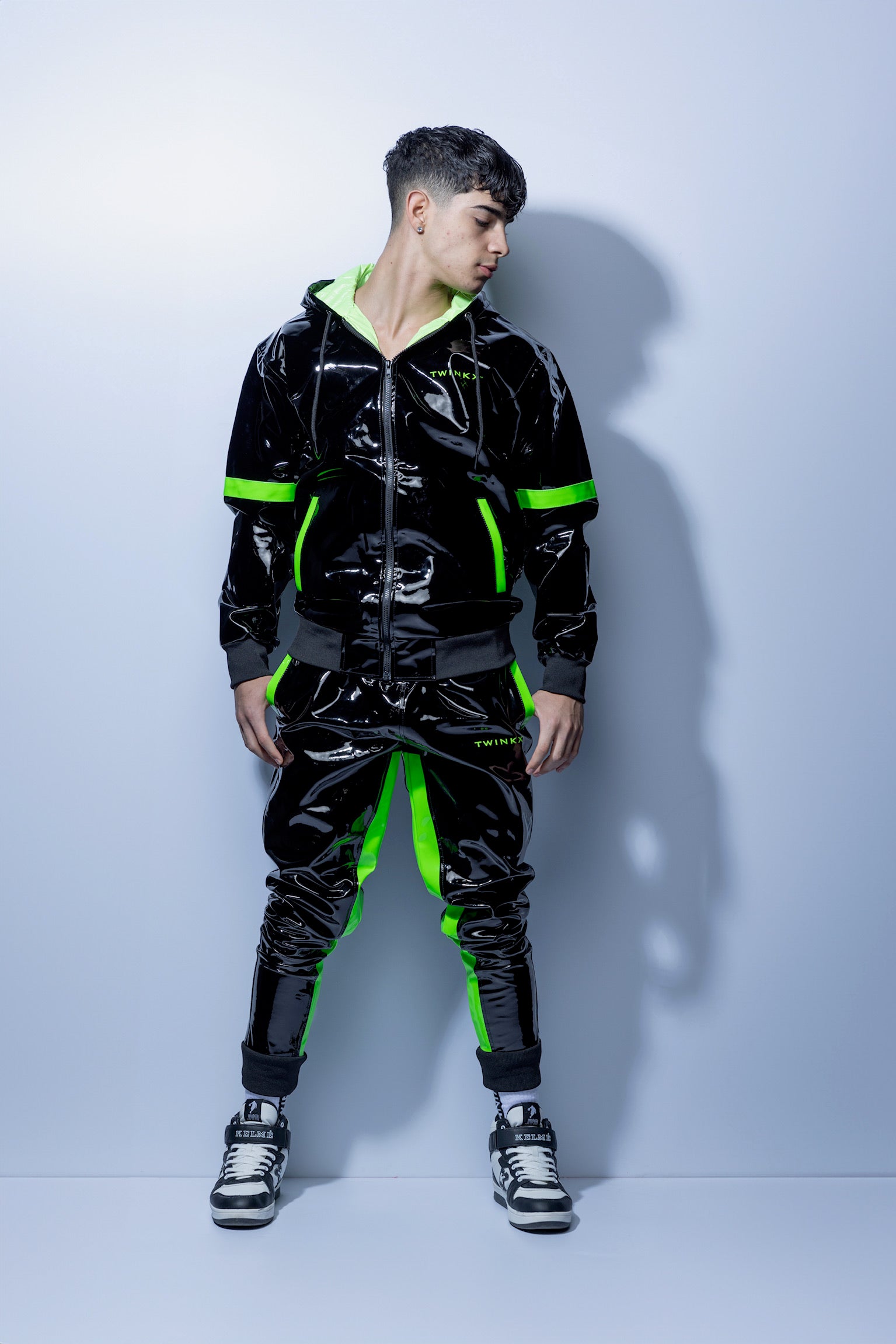 datingstar pants I black/green I pvc pro