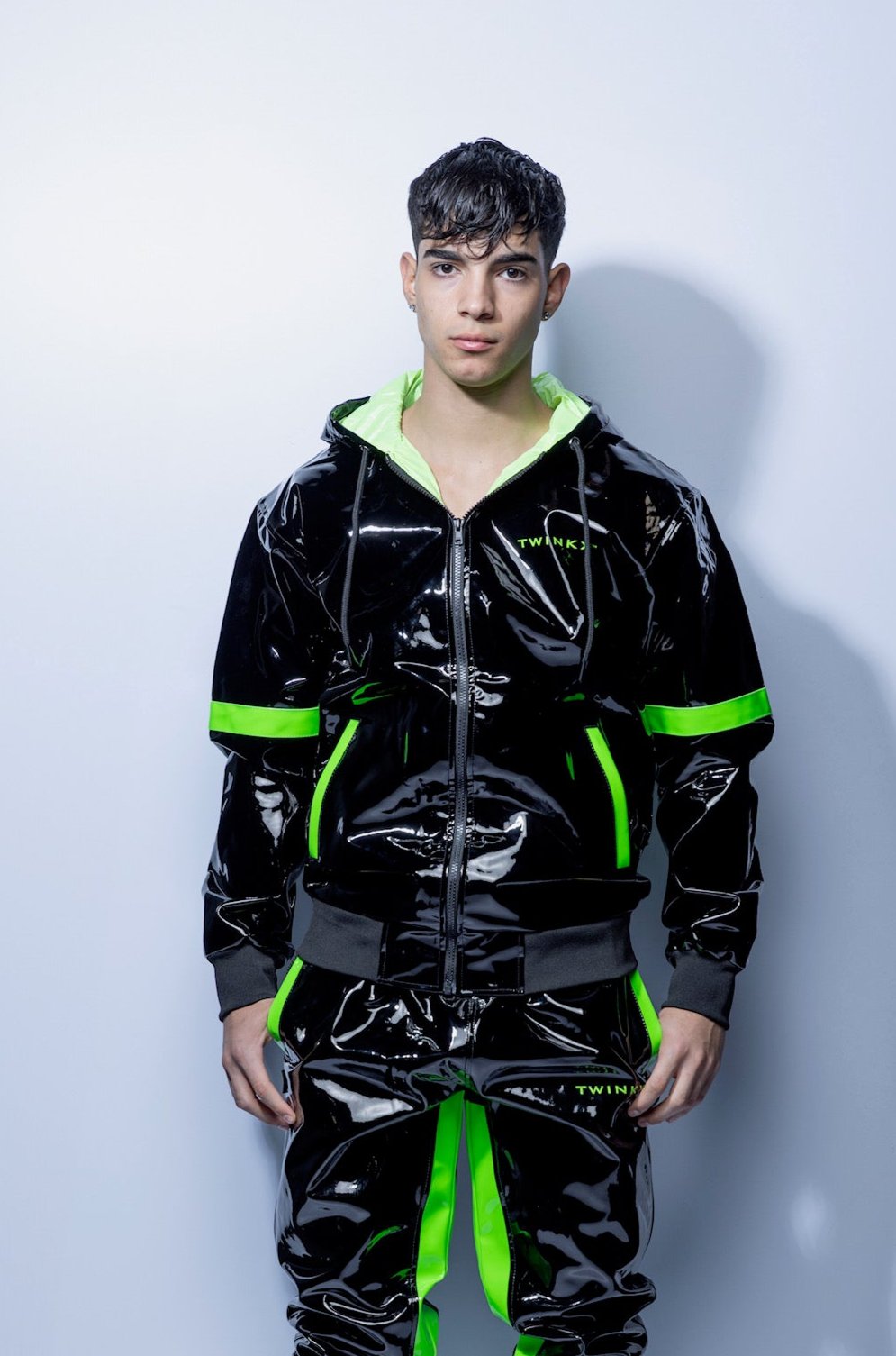 datingstar jacket I black/green I pvc pro