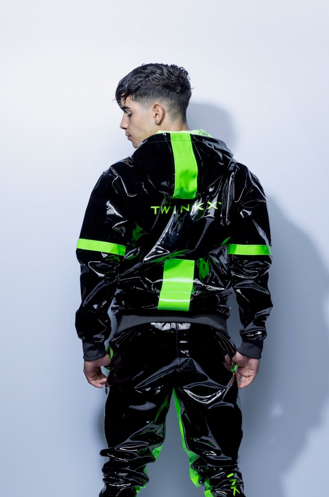 datingstar jacket I black/green I pvc pro